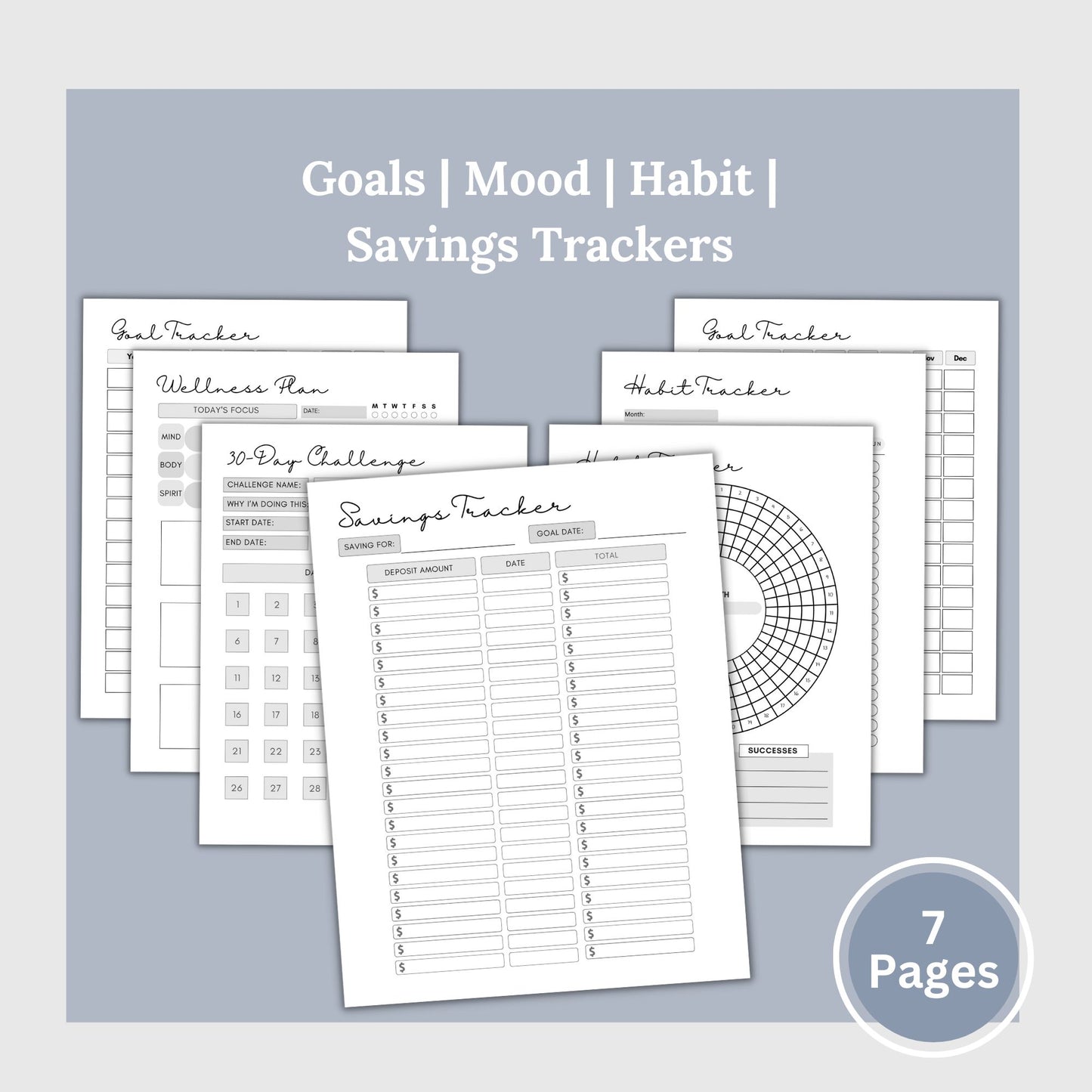ADHD digital planner, ADHD Planner Printable, adhd Productivity Planner, adhd life planner adhd journal, adhd student planner, adhd workbook, digital planner, printable, GoodNotes Planner, GoodNotes Pages