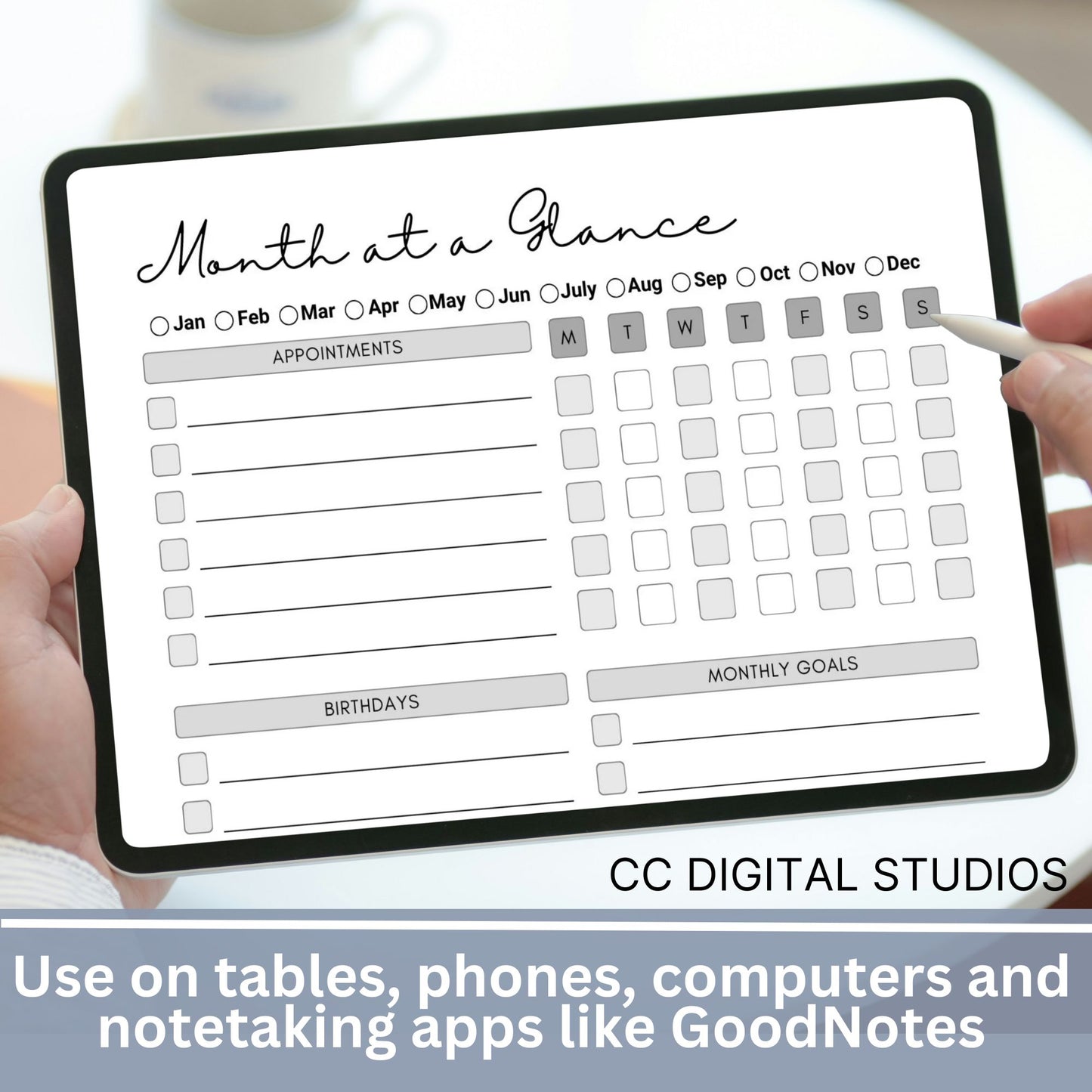 ADHD digital planner, ADHD Planner Printable, adhd Productivity Planner, adhd life planner adhd journal, adhd student planner, adhd workbook, digital planner, printable, GoodNotes Planner, GoodNotes Pages