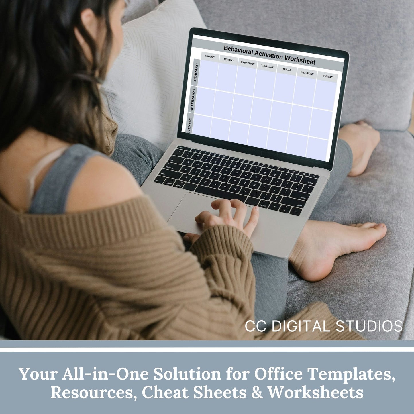 CBT Worksheets for Behavioral Activation a effective therapy resource. These worksheets can be added to your mental health workbook, designed for depression and anxiety relief, provides a structured approach for purposeful daily activities.