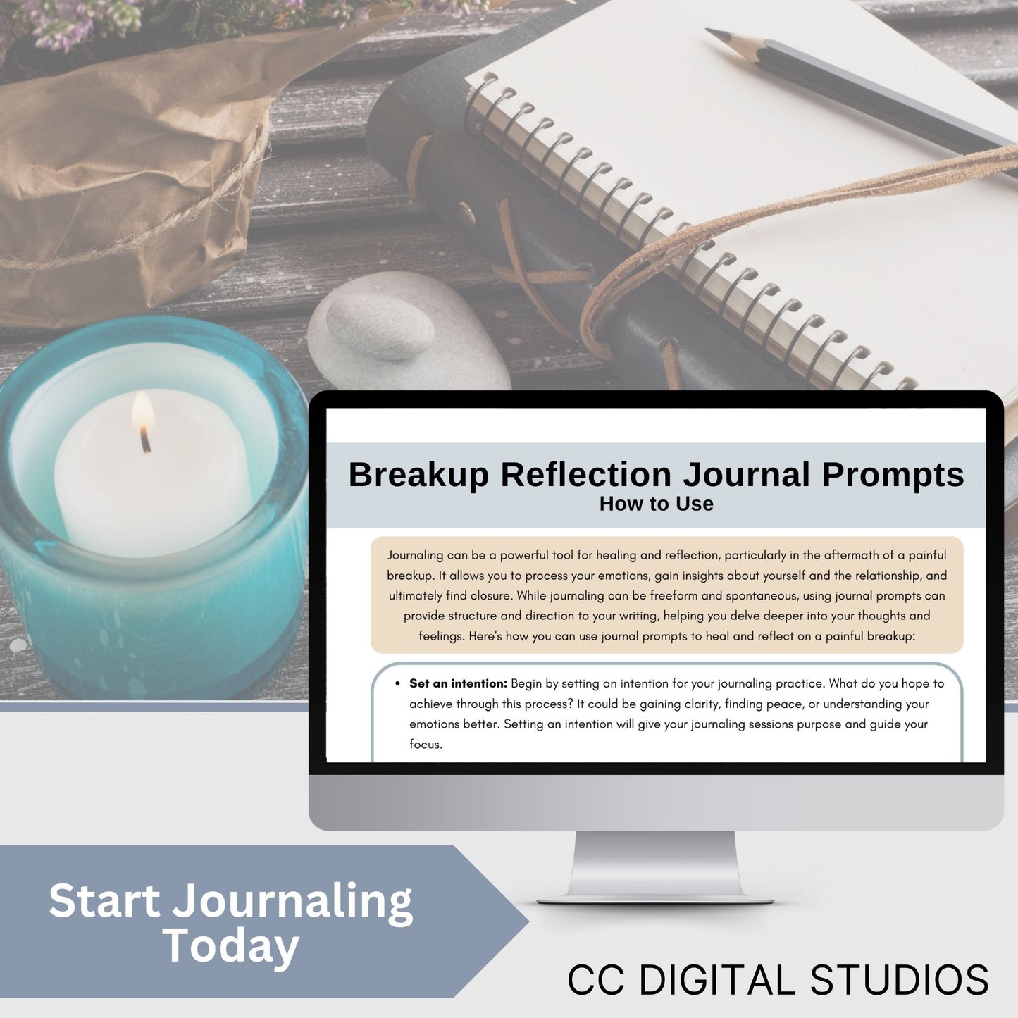 Journal Prompts for Breakup Reflection & Processing, 100 In-Depth Journal Prompts, Healing Journal, Emotion Processing, Self-Love Journal