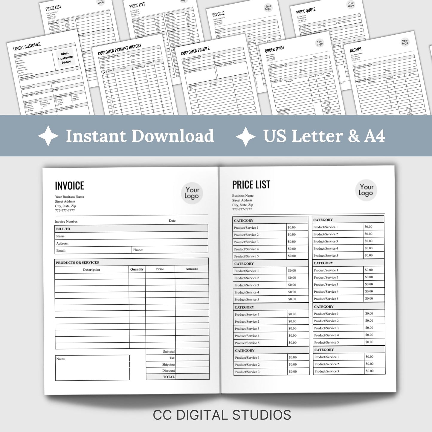 Business Forms Bundle - Google Doc