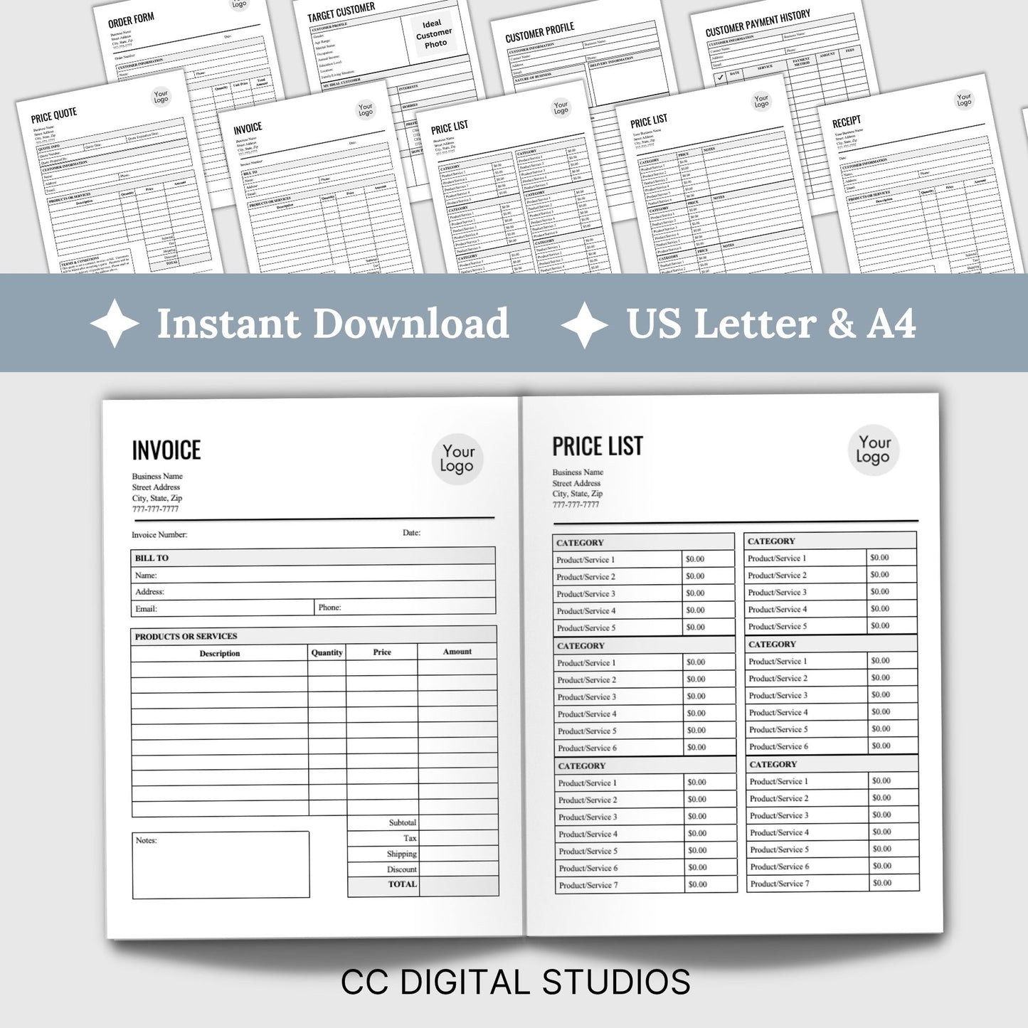 Business Form Bundle - WORD DOC