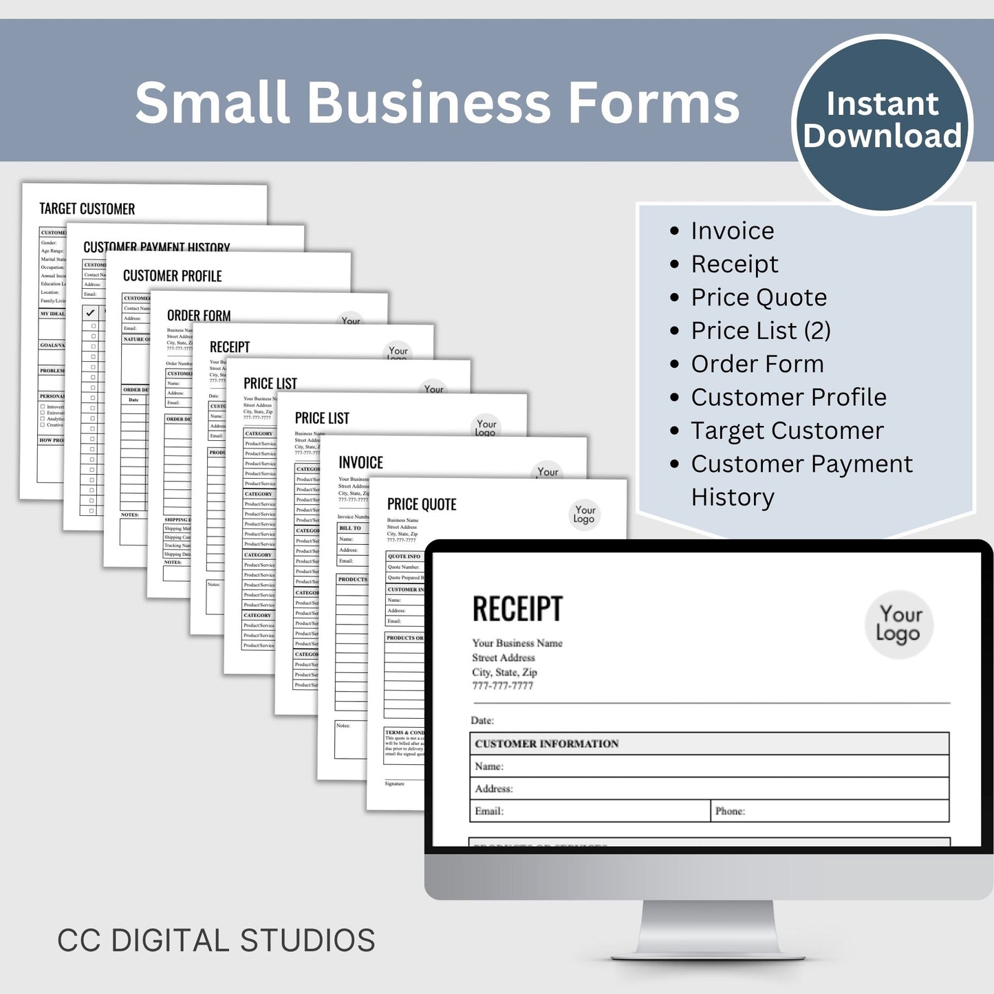Business Forms Bundle - Google Doc