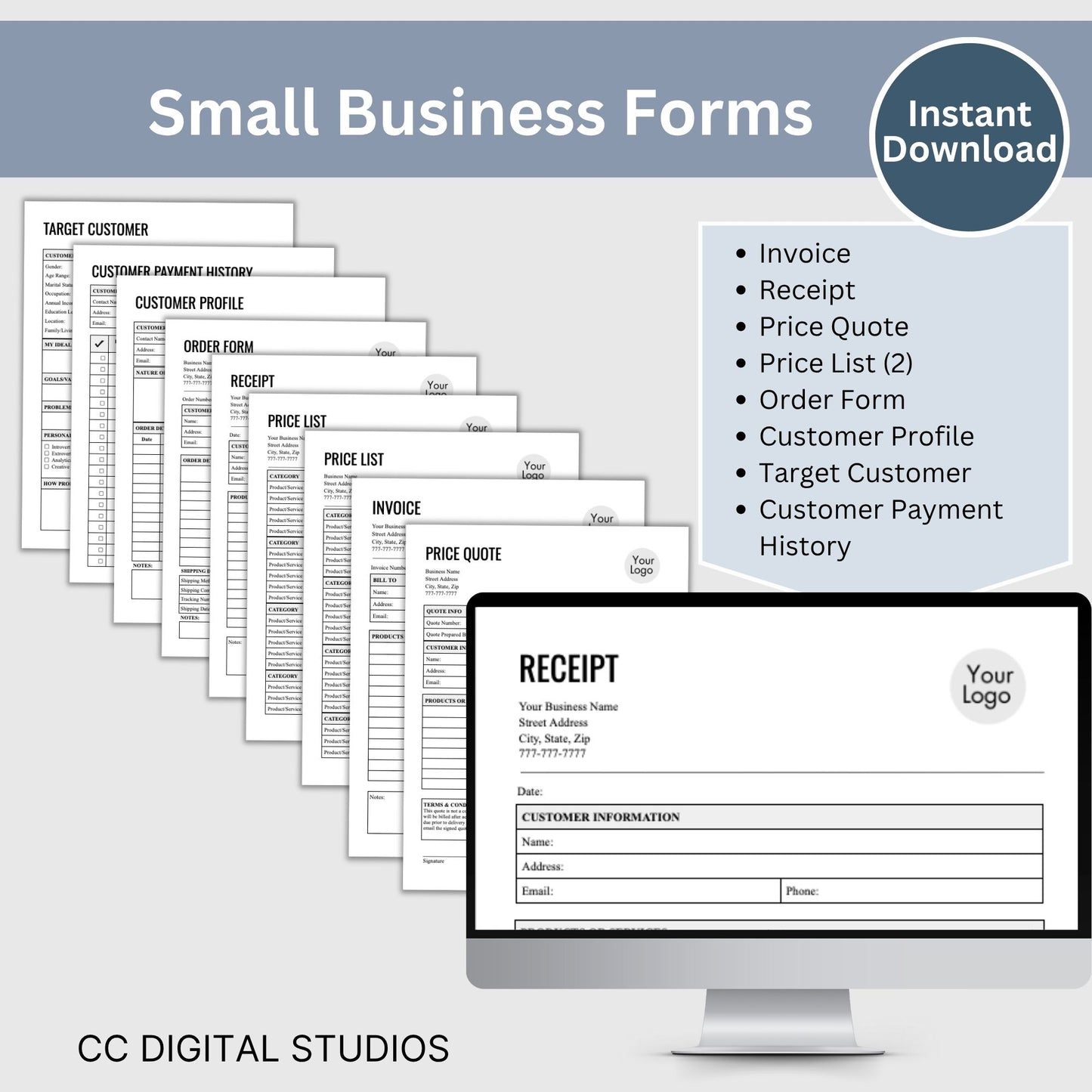 Business Form Bundle - WORD DOC