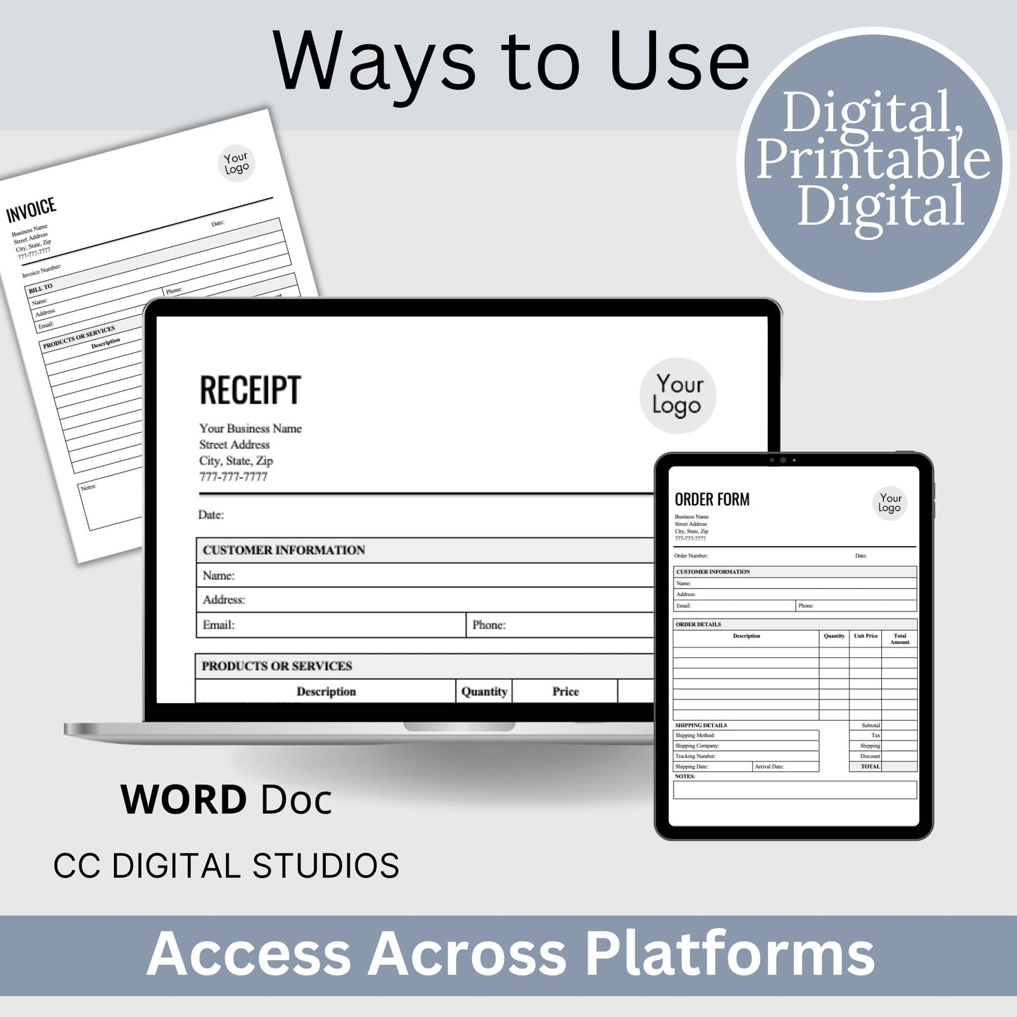 Business Form Bundle - WORD DOC