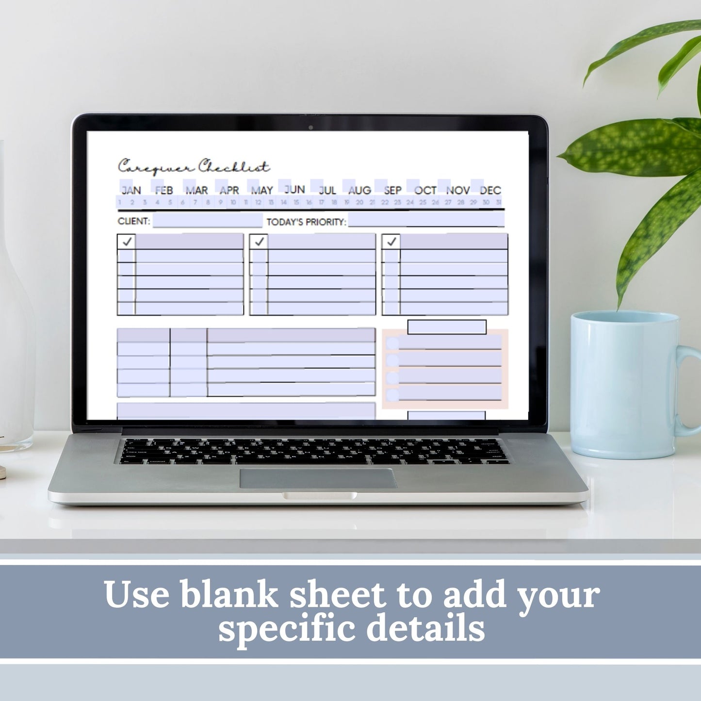 Caregiver Home Care Visit Checklist - Fillable PDF