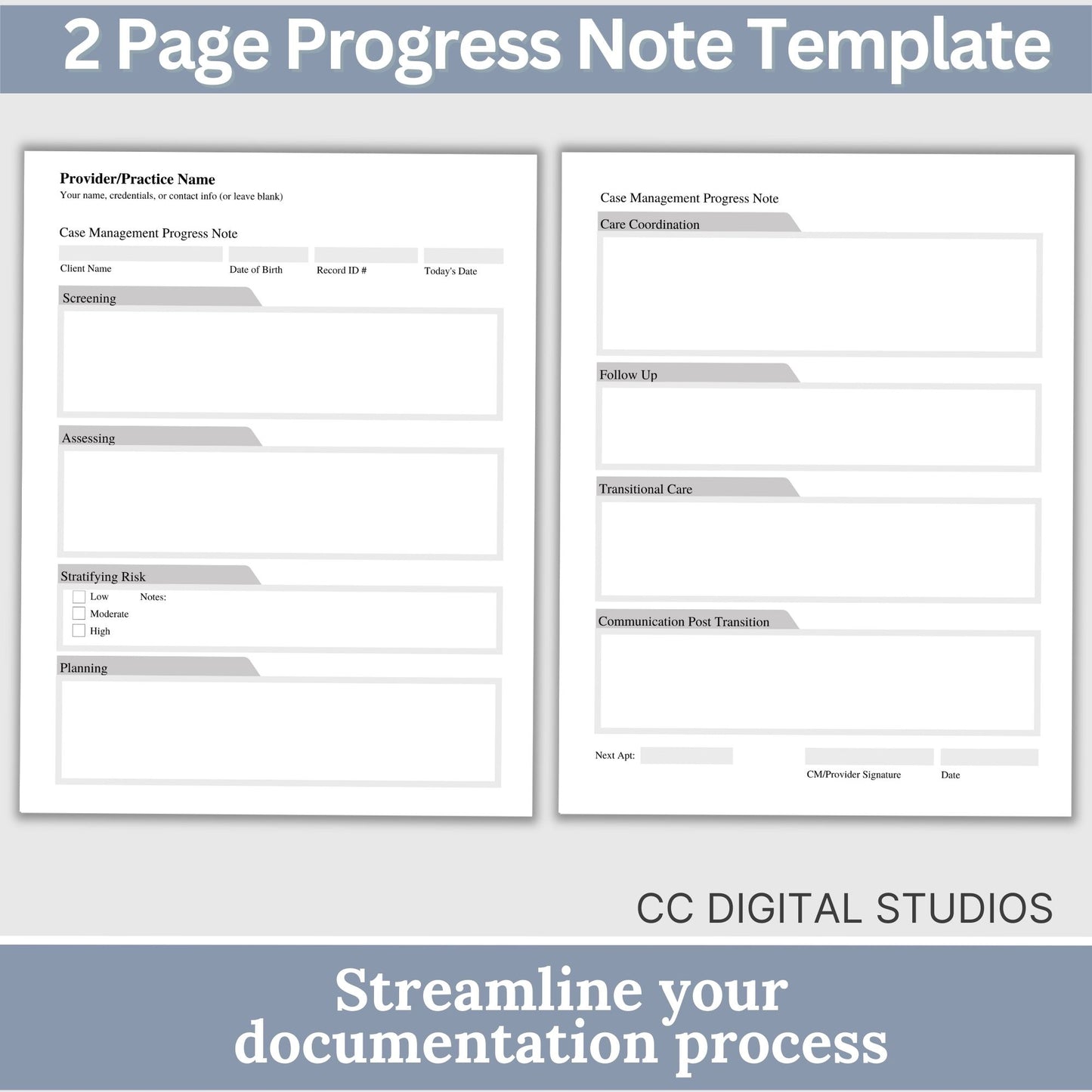 Case Management Template for Progress Notes. Tailored for case managers, school counselors, and social workers, this user-friendly template streamlines the process of recording progress notes effortlessly.