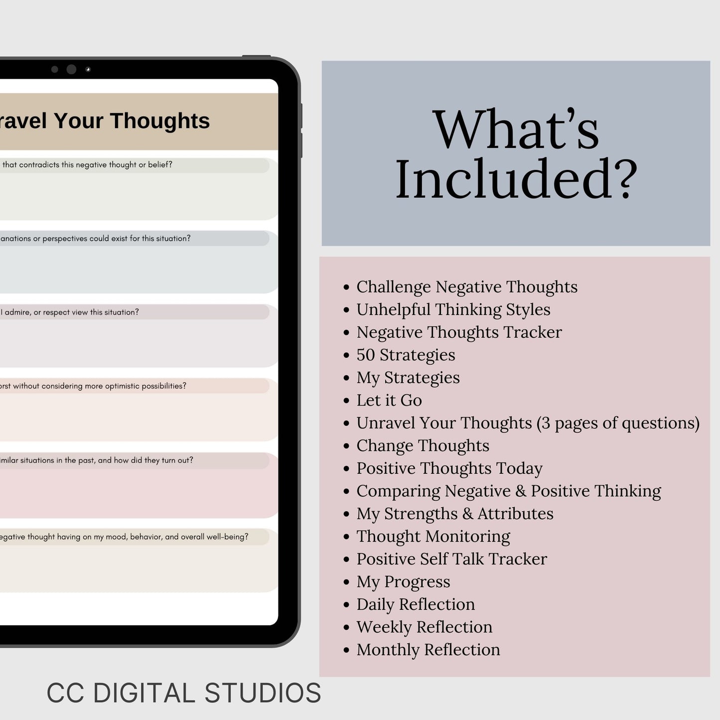 CBT Therapy Worksheets – a comprehensive tool for turning negative thoughts into positive thoughts. This mental health workbook merges psychotherapy and cognitive behavior techniques, addressing cognitive distortions.