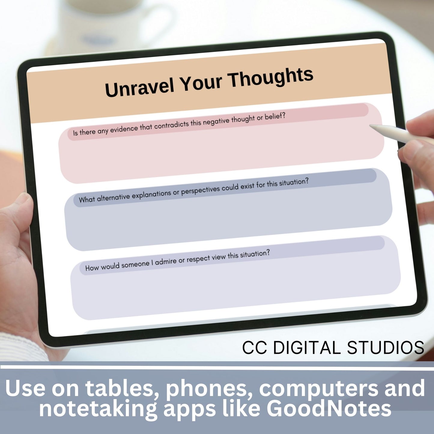 CBT Therapy Worksheets: Turn Negative Thoughts into Positive