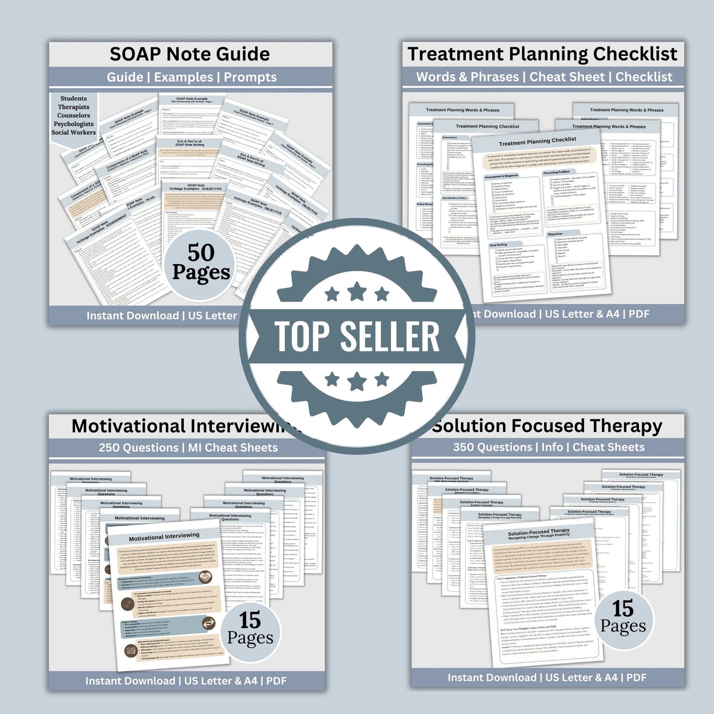 Therapy Cheat Sheet Bundle! Are you a dedicated mental health clinician looking to enhance your practice or therapeutic skills? Look no further – our comprehensive Mental Health Therapists Cheat Sheet Bundle is here to empower you! 30 Resources in 1 Bundle. A Value of $140.00.