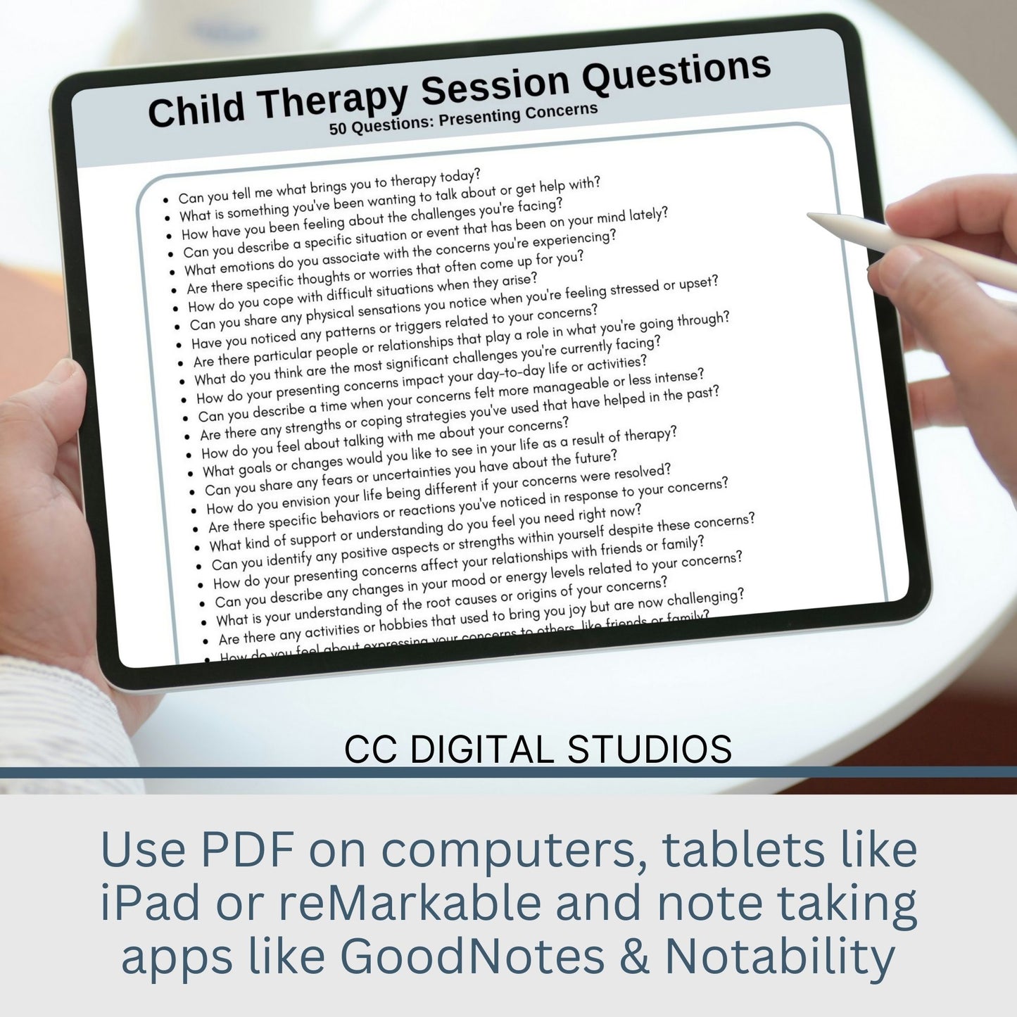 1,430 Child Therapy Questions. Therapy cheat sheets – resource for your counseling office, school psychology, or social work practice. Child therapy tools