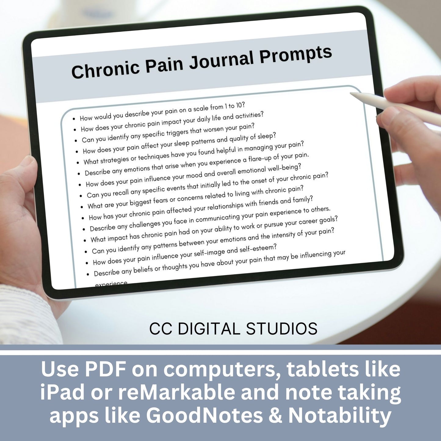 Chronic Pain Journal Prompts: Explore Emotions Safely