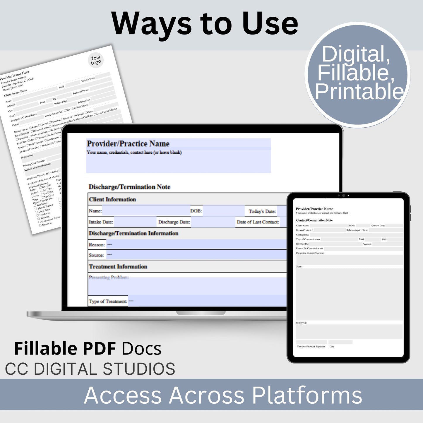 Therapy Documentation Bundle: Streamline Your Documentation Process