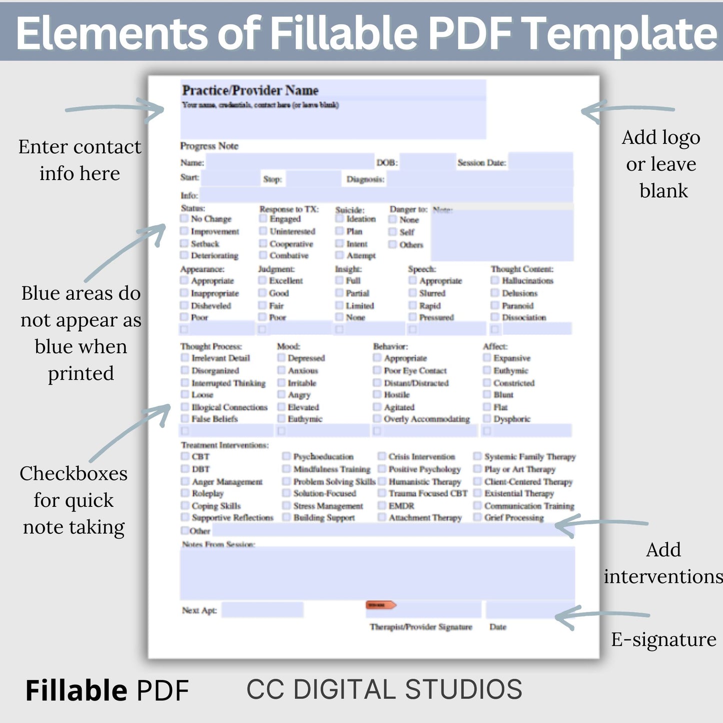 Therapy Documentation Bundle: Streamline Your Documentation Process