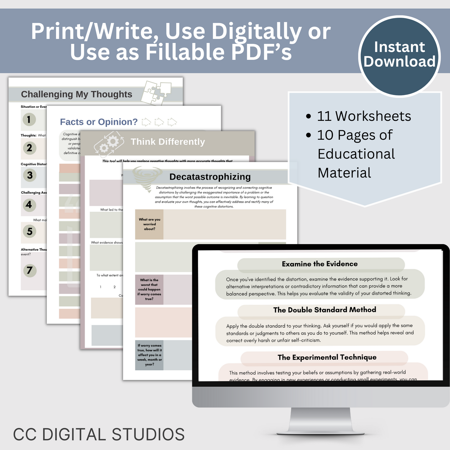 cognitive distortion therapy worksheets are designed to help you gain insight into and challenge your thinking patterns. Crafted to guide you through the process of identifying and addressing specific cognitive distortions