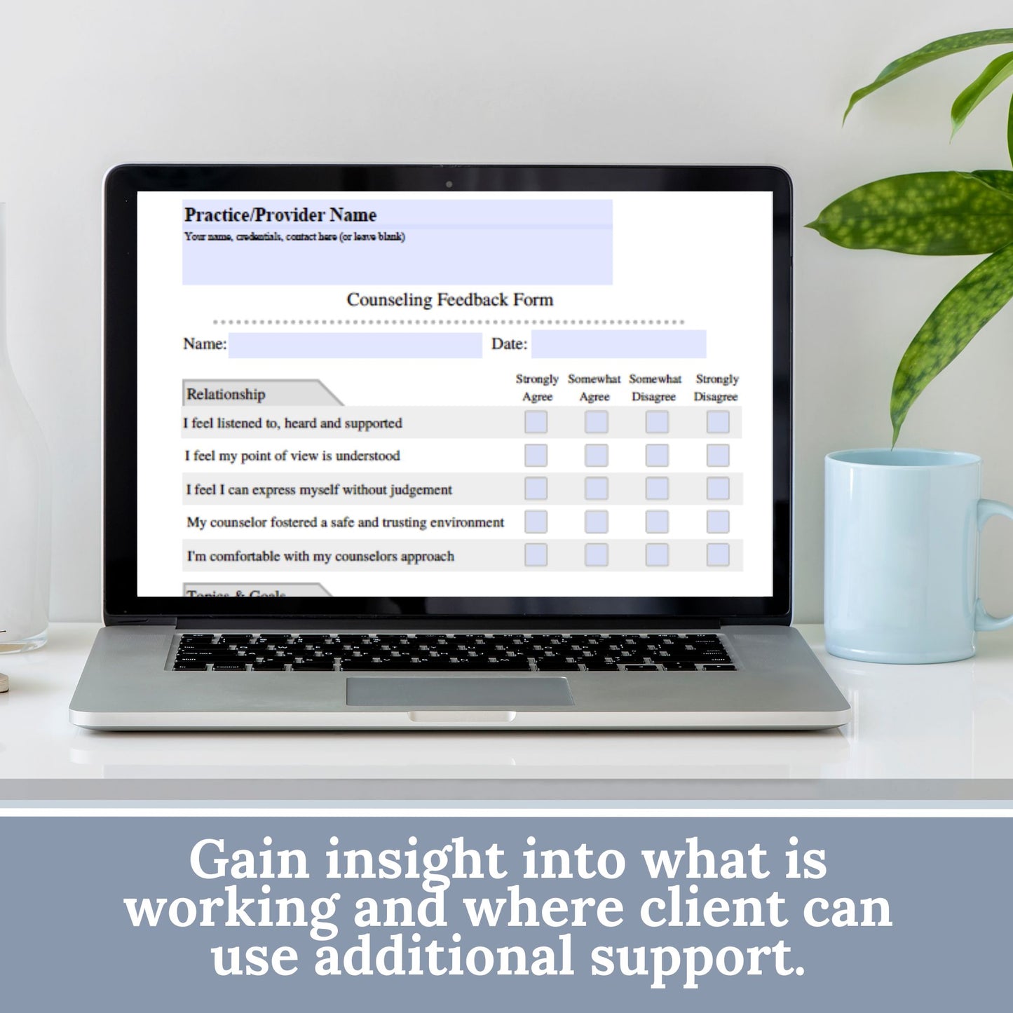 Counseling Feedback Form, Client Session Feedback, Counseling Session, Counseling Review Form, Client Survey, Email Feedback Template