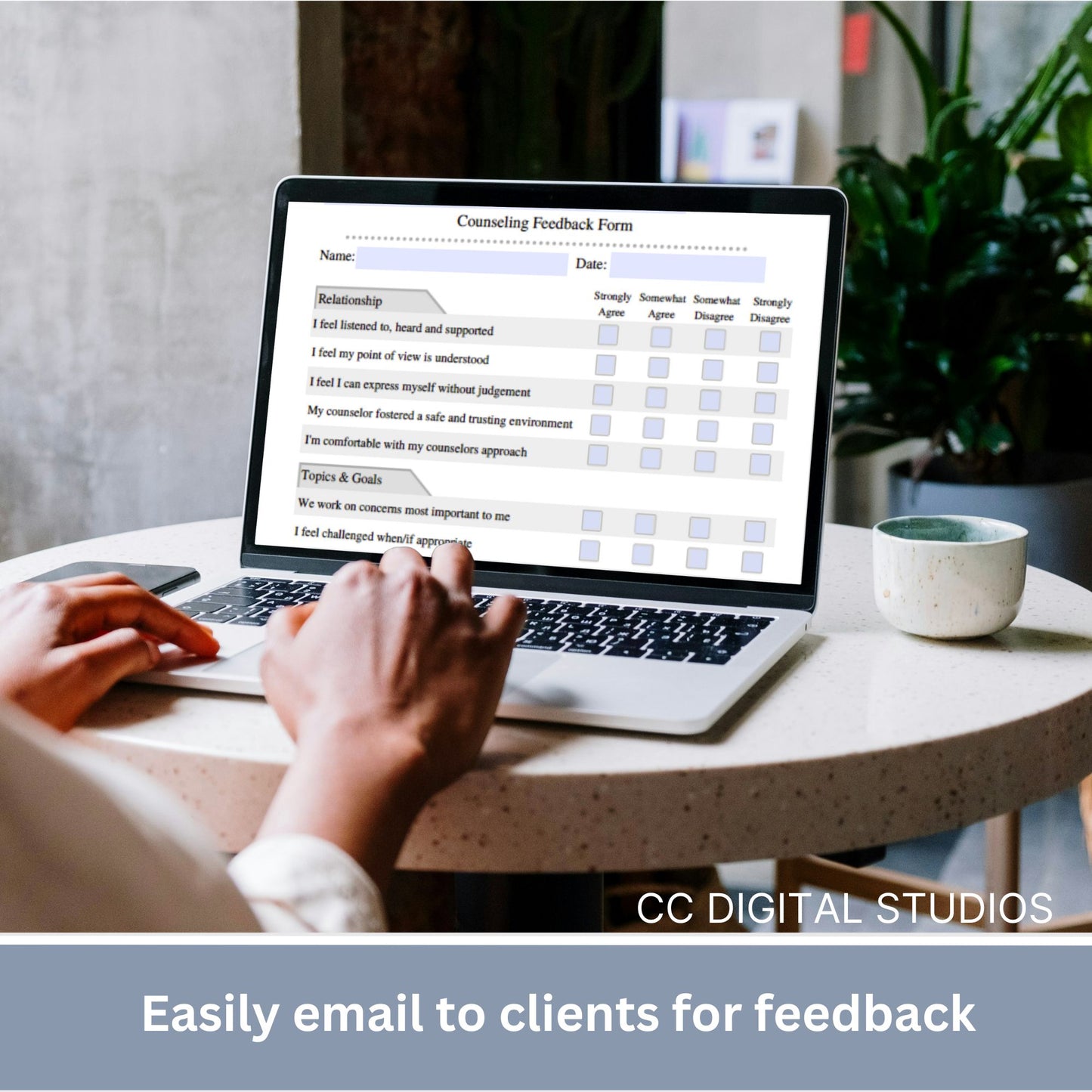 Counseling Feedback Form, Client Session Feedback, Counseling Session, Counseling Review Form, Client Survey, Email Feedback Template