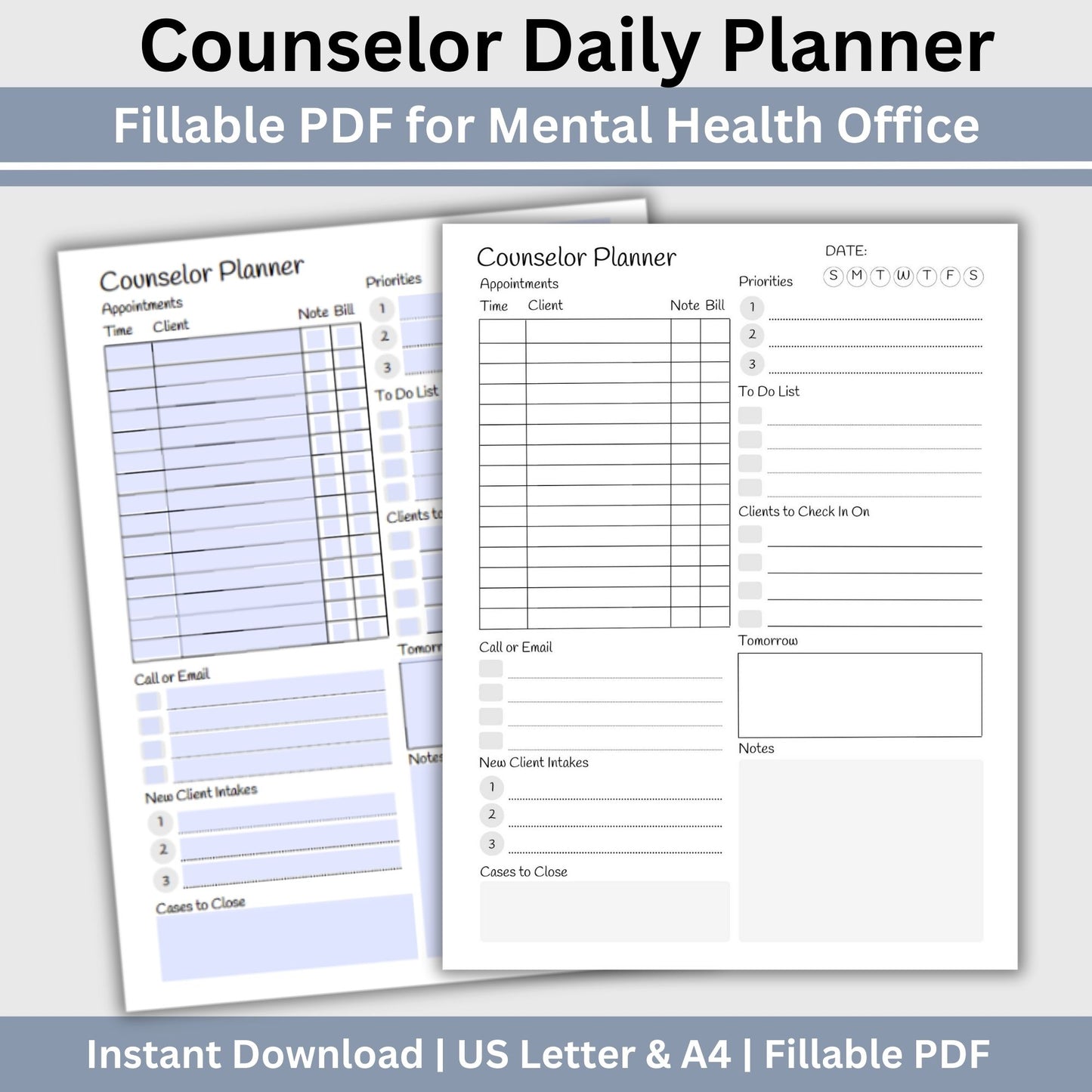 Counselor Daily Appointment Planner