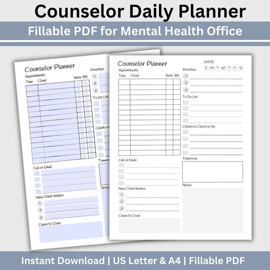 Counselor Daily Appointment Planner