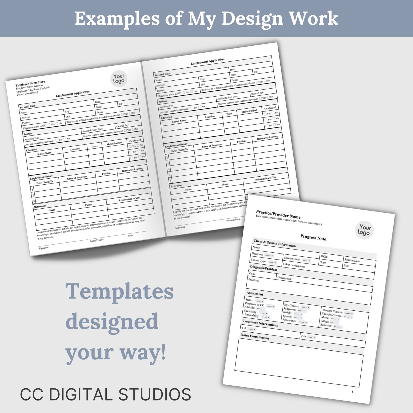 Custom Template Design: Single Page