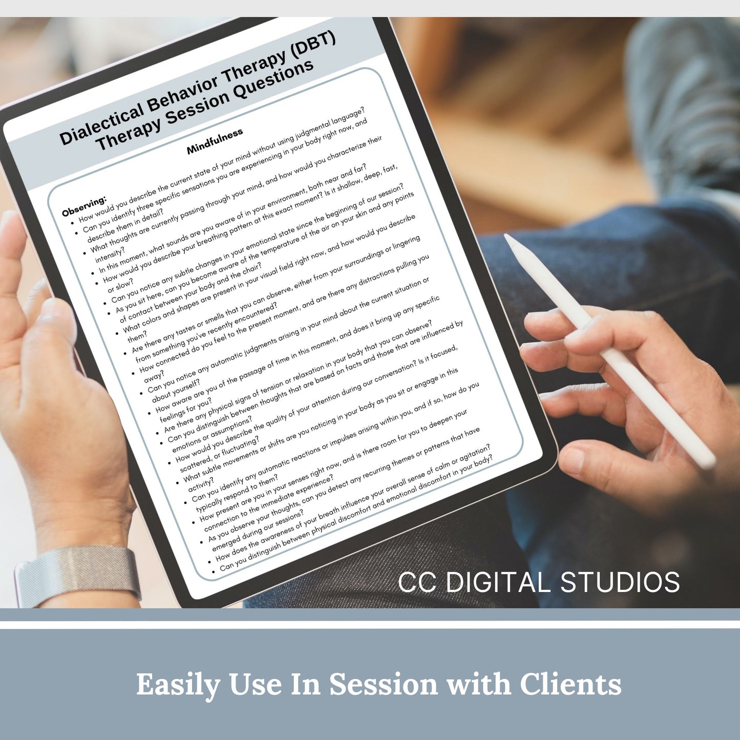 DBT skills in therapy sessions with our comprehensive Therapy Questions Reference Sheet, designed to facilitate meaningful discussions and foster self-reflection. With 450 therapy questions, this therapy cheat sheet is an invaluable tool for counseling offices, offering a practical guide for psychotherapy sessions.