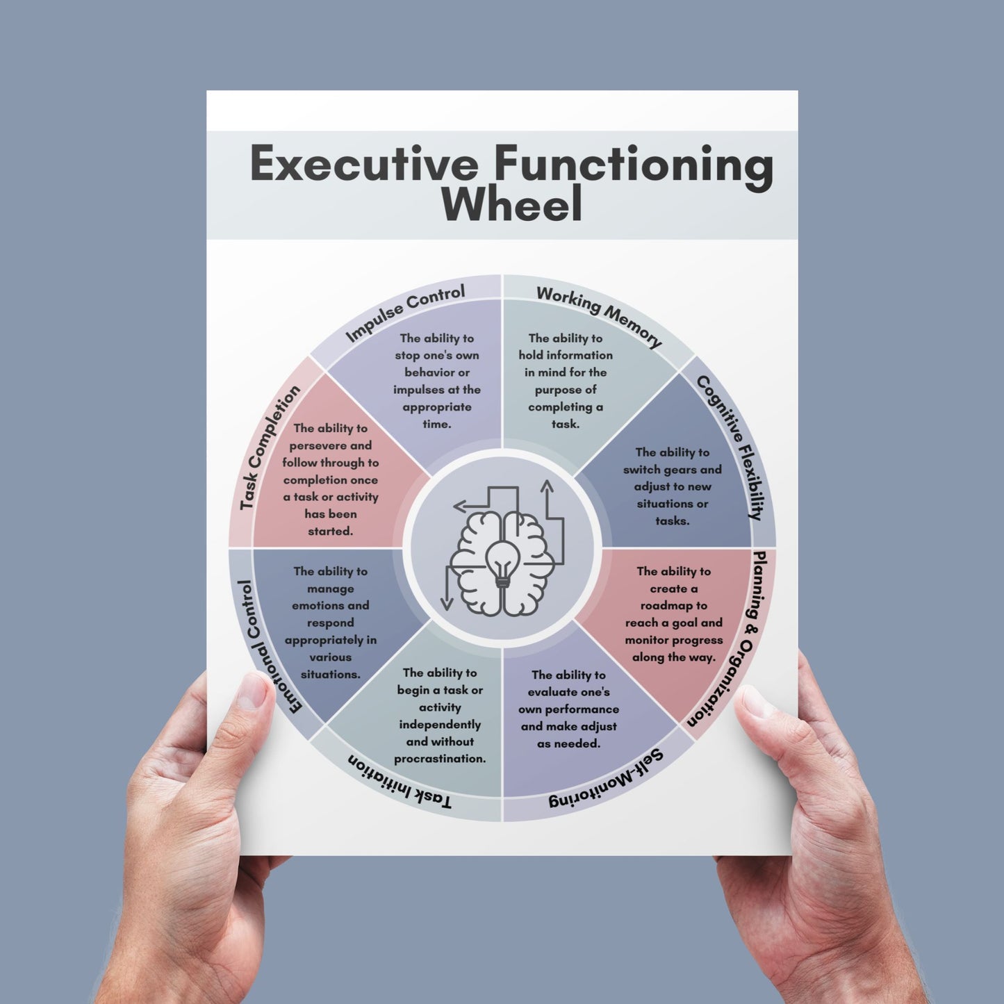 Executive Functioning Therapy Handout: Ideal for Therapists and School Counselors