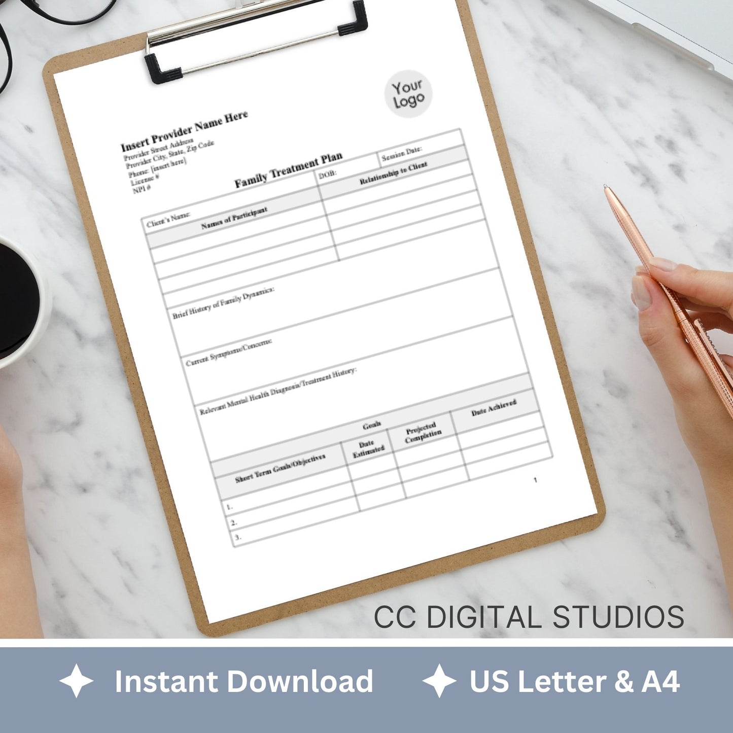 Treatment plan for family therapy sessions. With this template, you'll have a clear and organized way to create family treatment plans that are evidence-based and comprehensive.