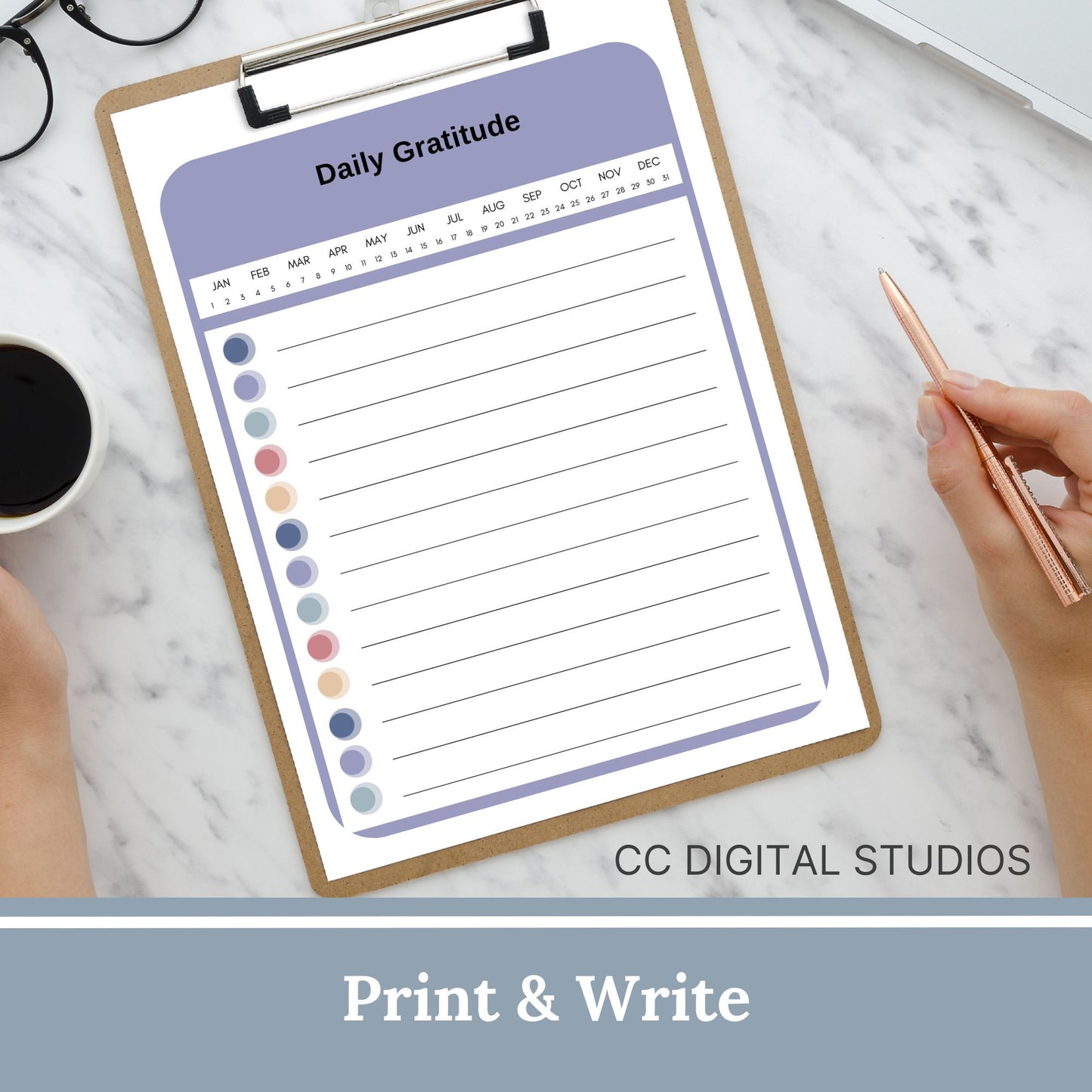 Gratitude Journal with Worksheets for Therapy, Wellness, and Positive Thinking