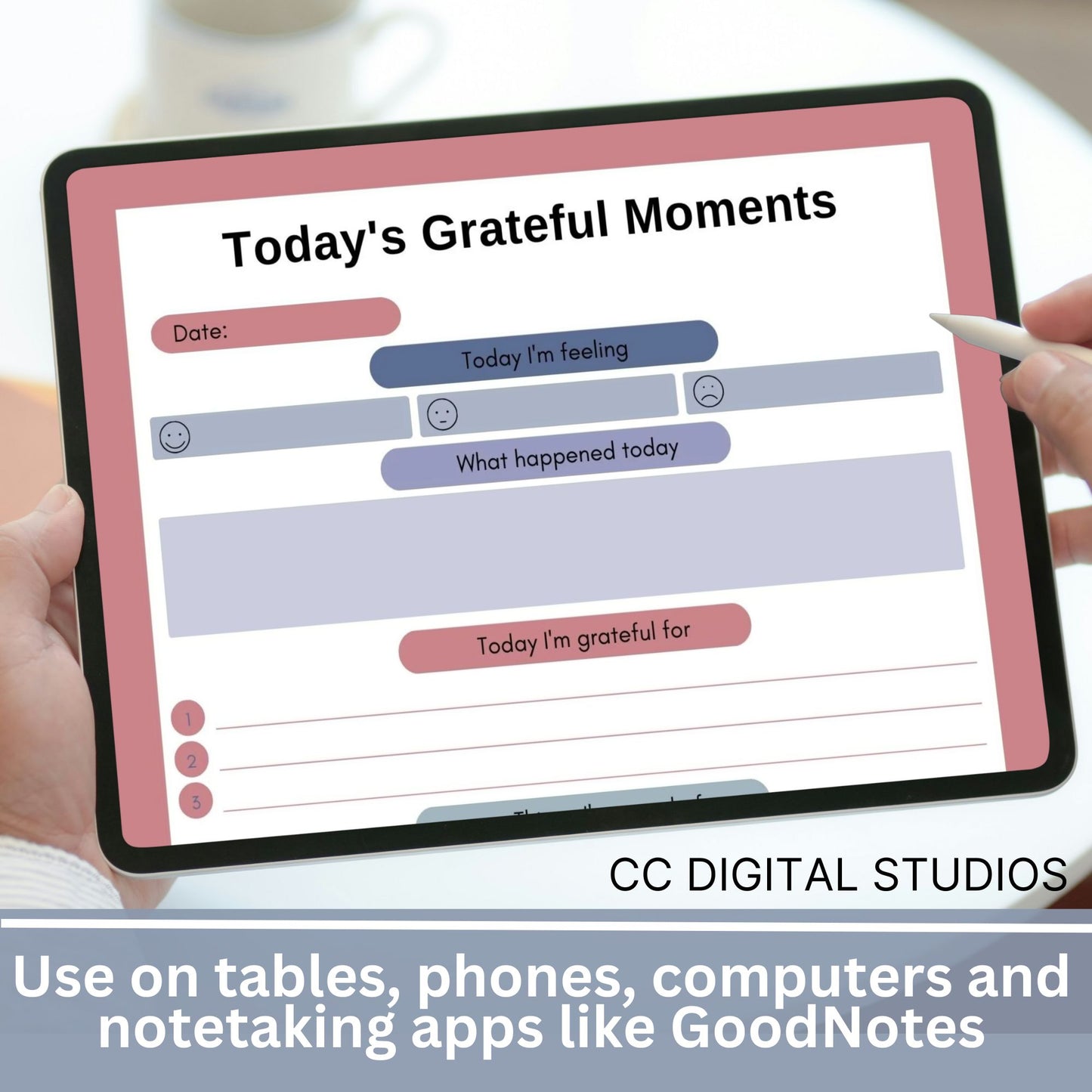 Gratitude Journal with Worksheets for Therapy, Wellness, and Positive Thinking
