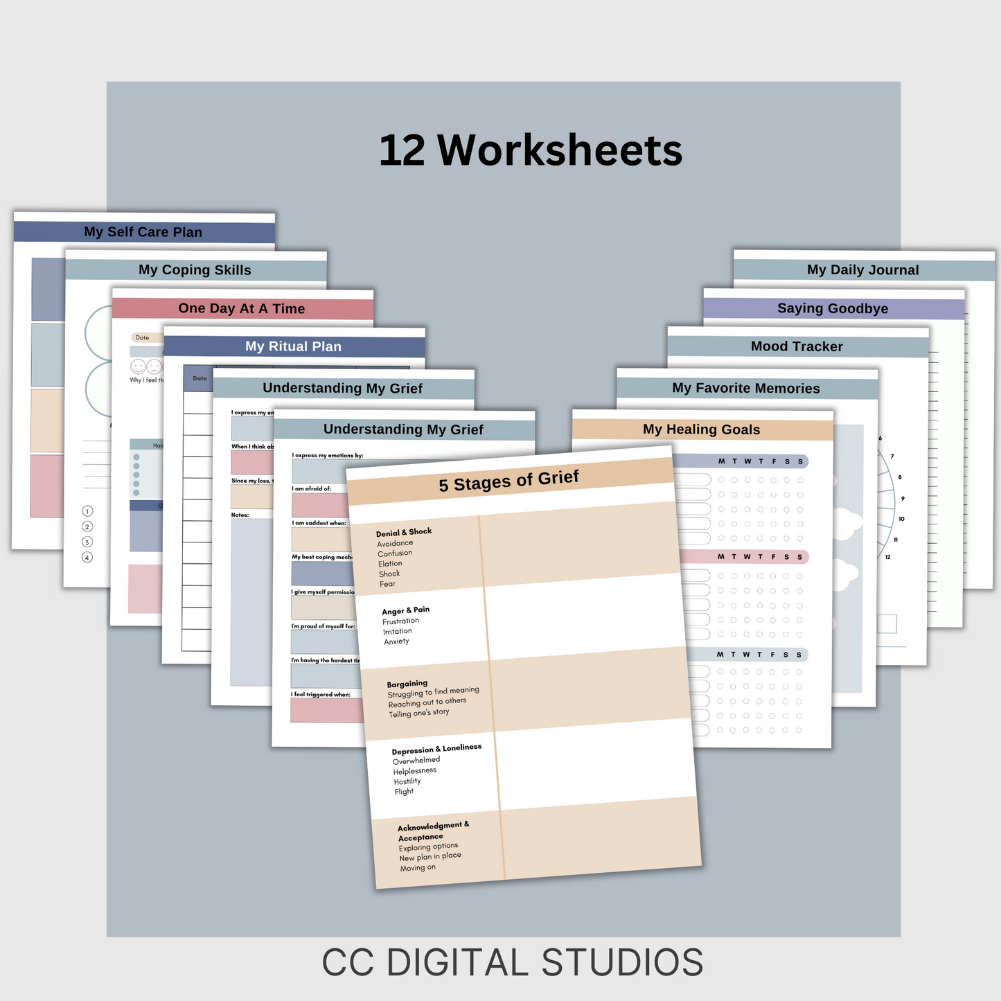 Worksheets aim to guide you through the emotions linked with grief & loss. They are valuable tools for your healing journal, whether you are navigating your personal journey or offering support to clients. Consider them as a thoughtful sympathy gift.