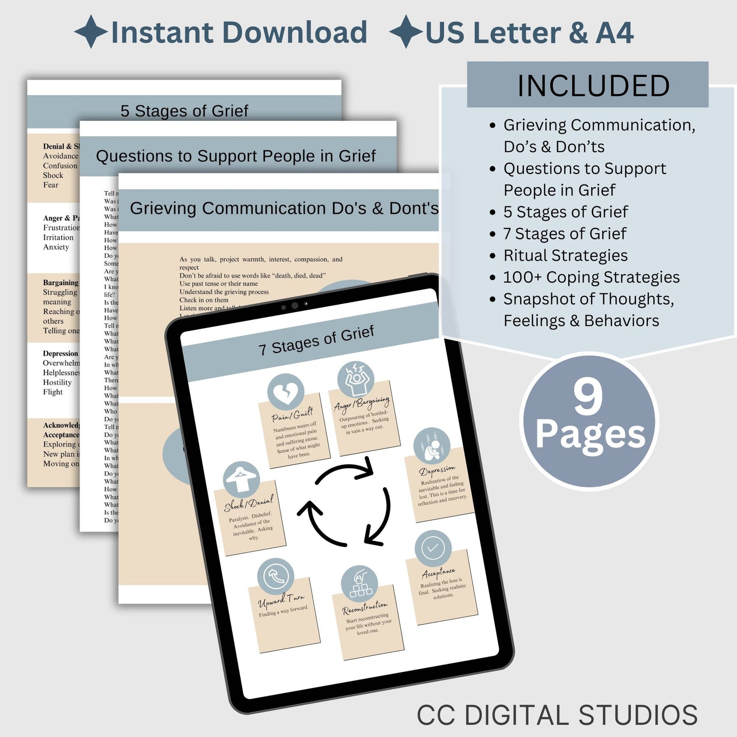 Grief Support for Clients/Friends/Family, Grief and Loss, Coping With Loss, Grief Therapy Worksheets, Loss of A Loved One, Bereavement. Grieving Support, recent loss, loss of father, loss of mother, loss of pet, loss of child