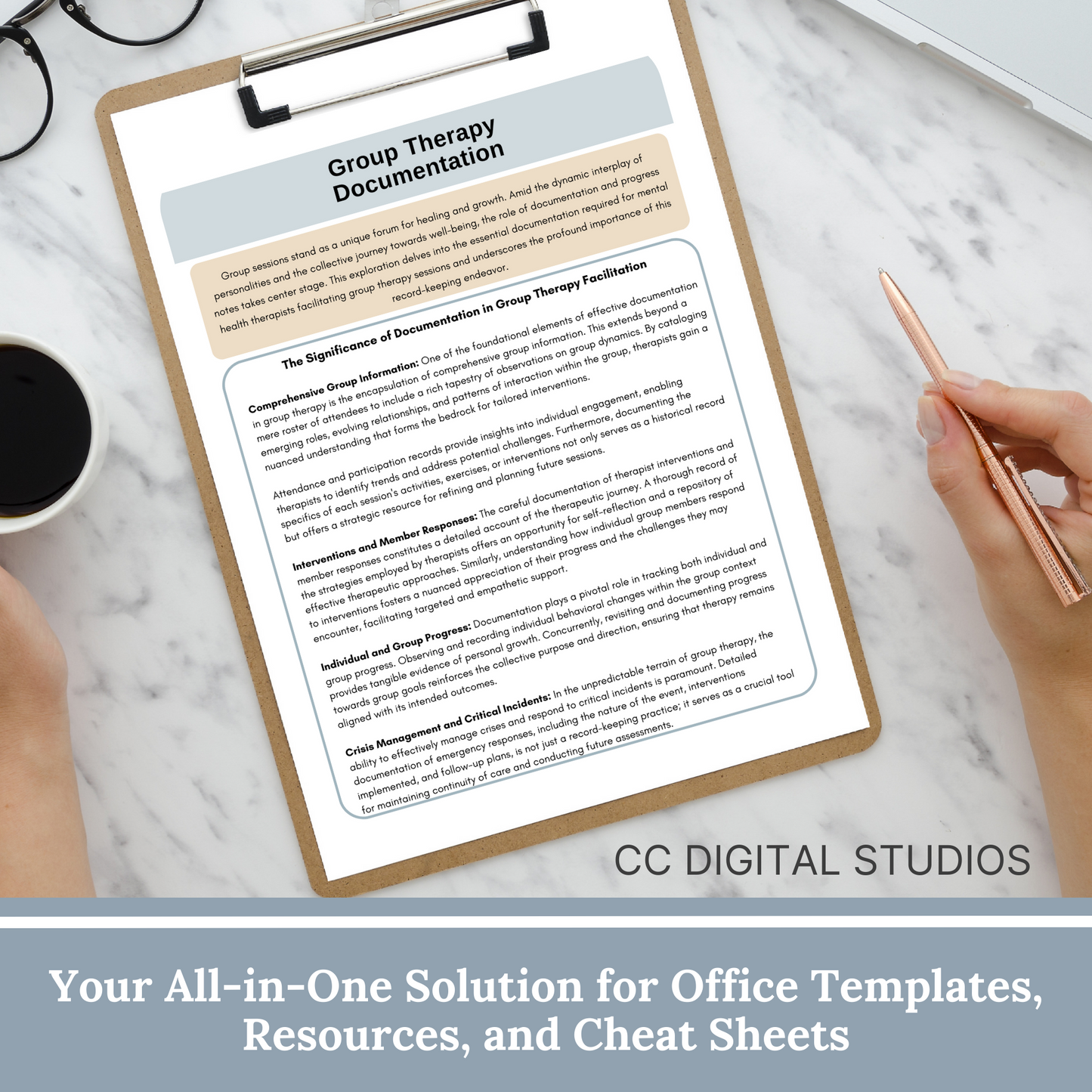 Elevate your group therapy sessions with our Therapy Bundle saving 25%! Featuring a comprehensive Group Therapy Guide, Progress Notes Guide, and a curated set of 700 group therapy questions and 84 activity ideas. Therapy Cheat Sheets