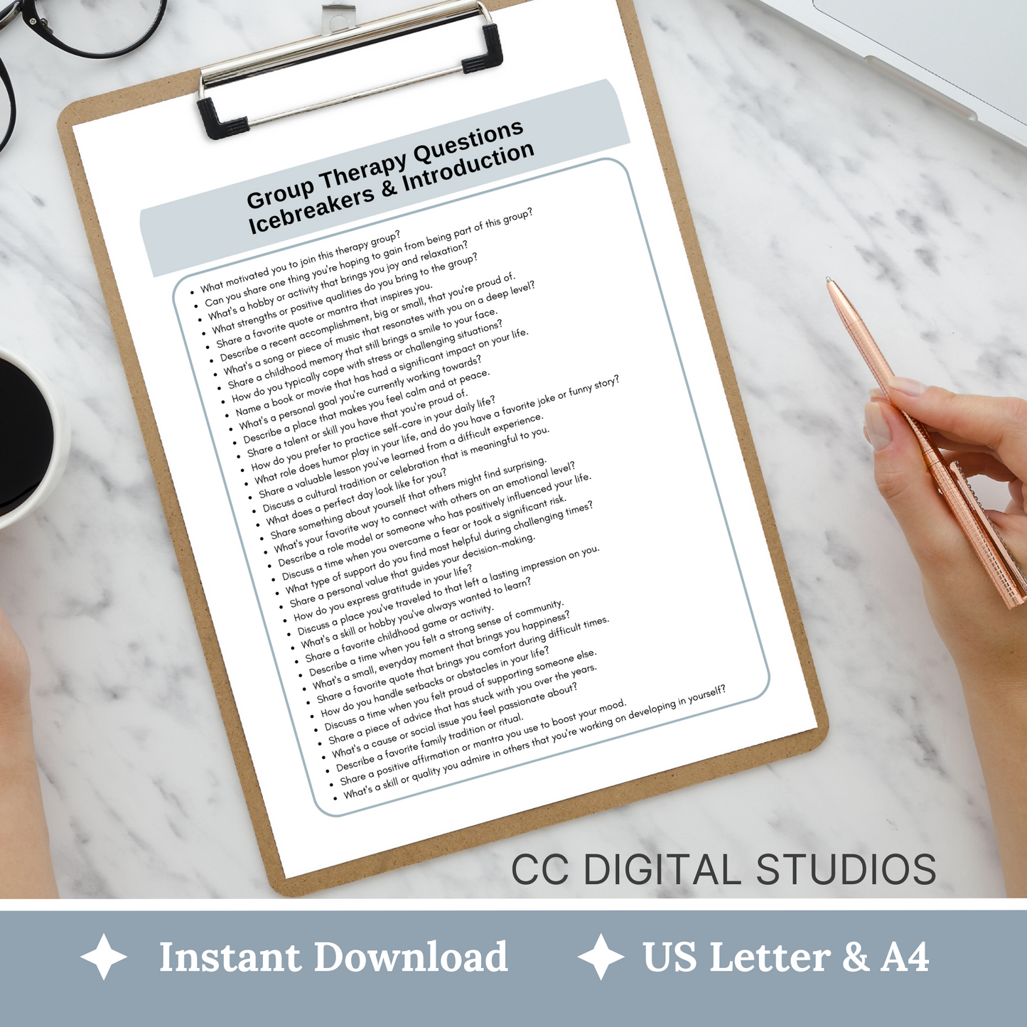 Comprehensive collection of 700 thought-provoking questions and 89 dynamic group activity ideas designed to enhance your group therapy sessions. Elevate your facilitation skills and create a nurturing space for meaningful discussions.