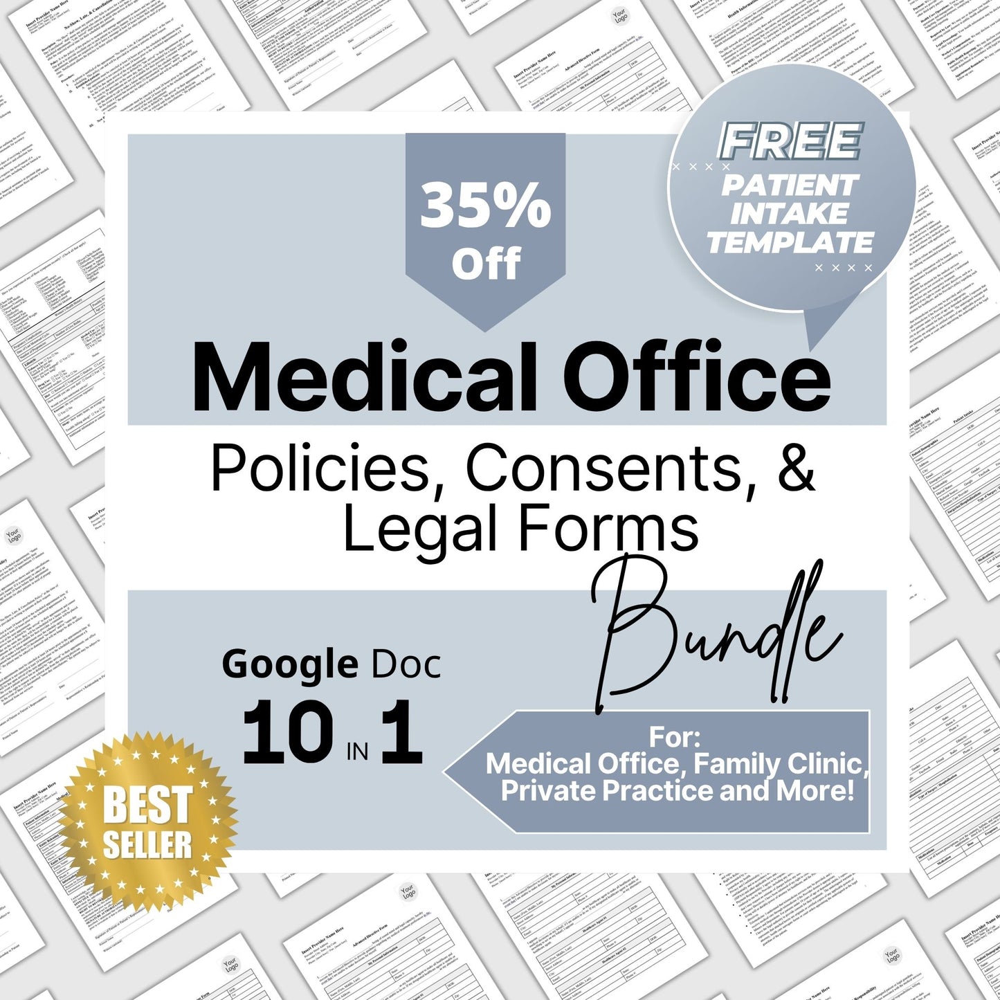 Medical Office Policy Consents Legal Forms - Google Doc