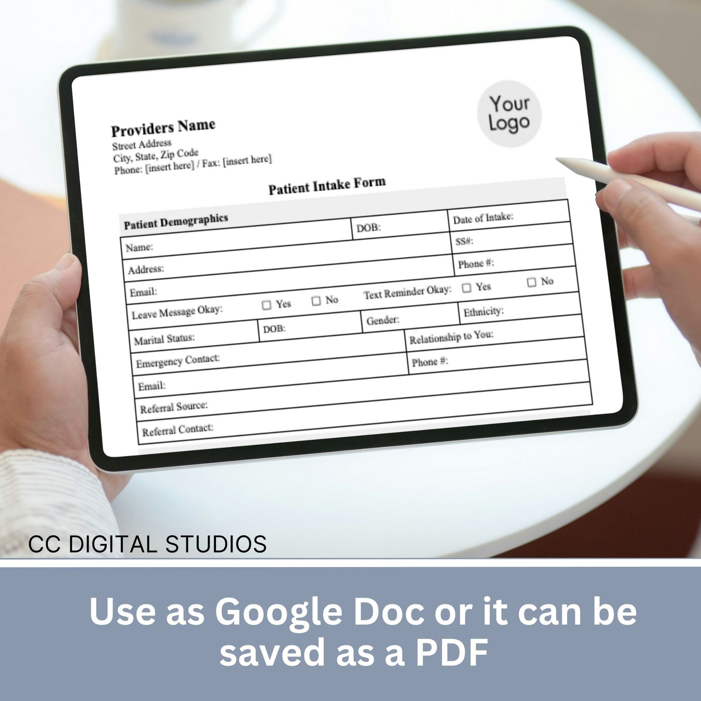 Medical Office Policy Consents Legal Forms - Google Doc
