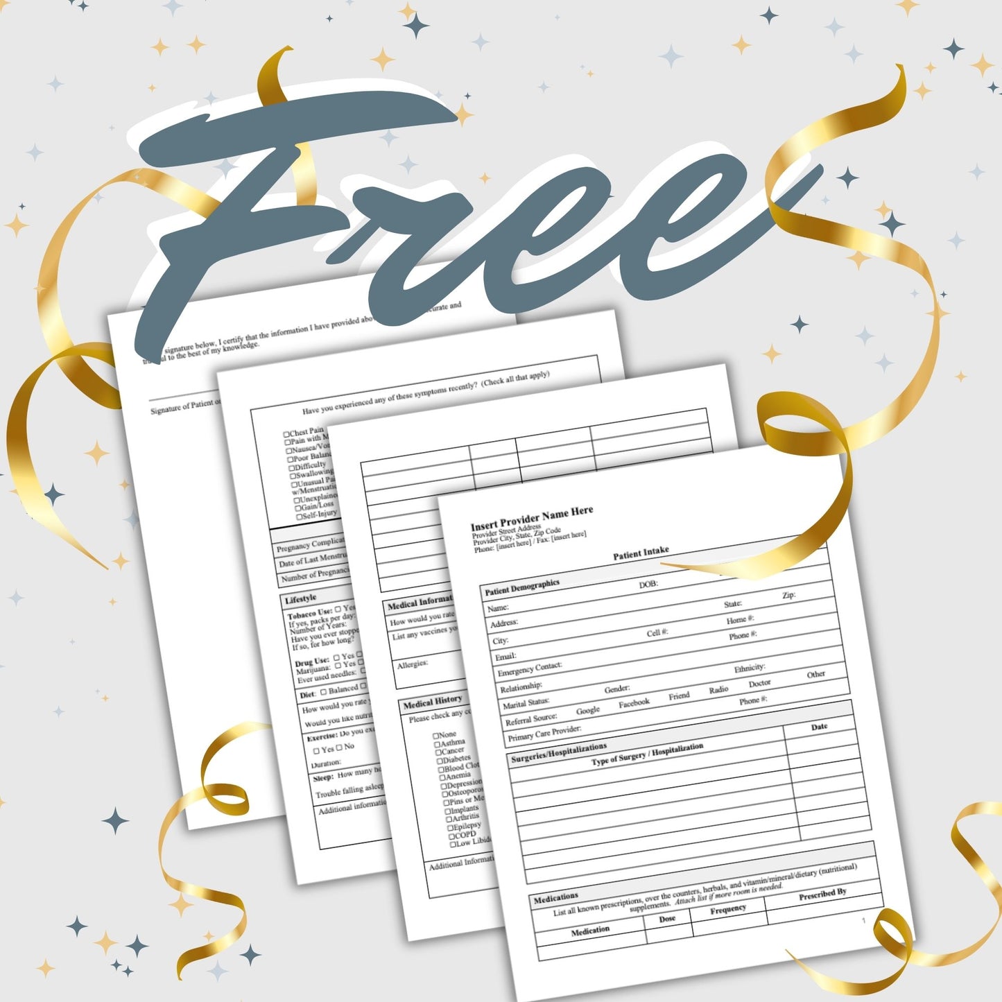 Medical Office Policy Consents Legal Forms - Google Doc