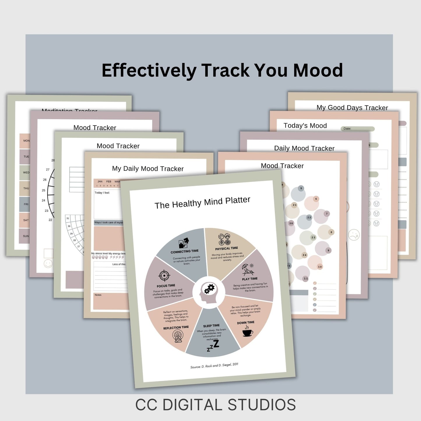 Mood Tracker Worksheets