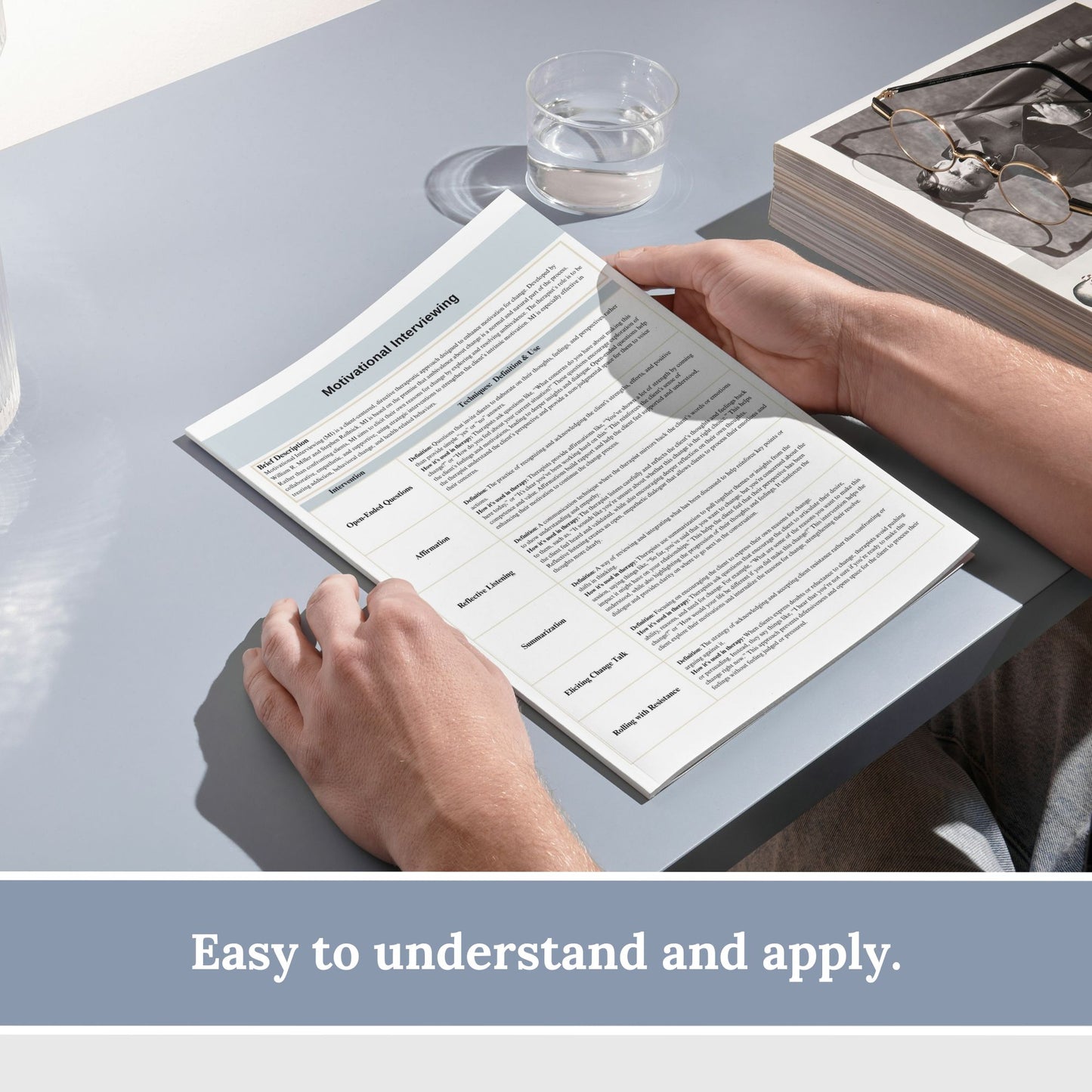 Motivational Interviewing Intervention Cheat Sheet
