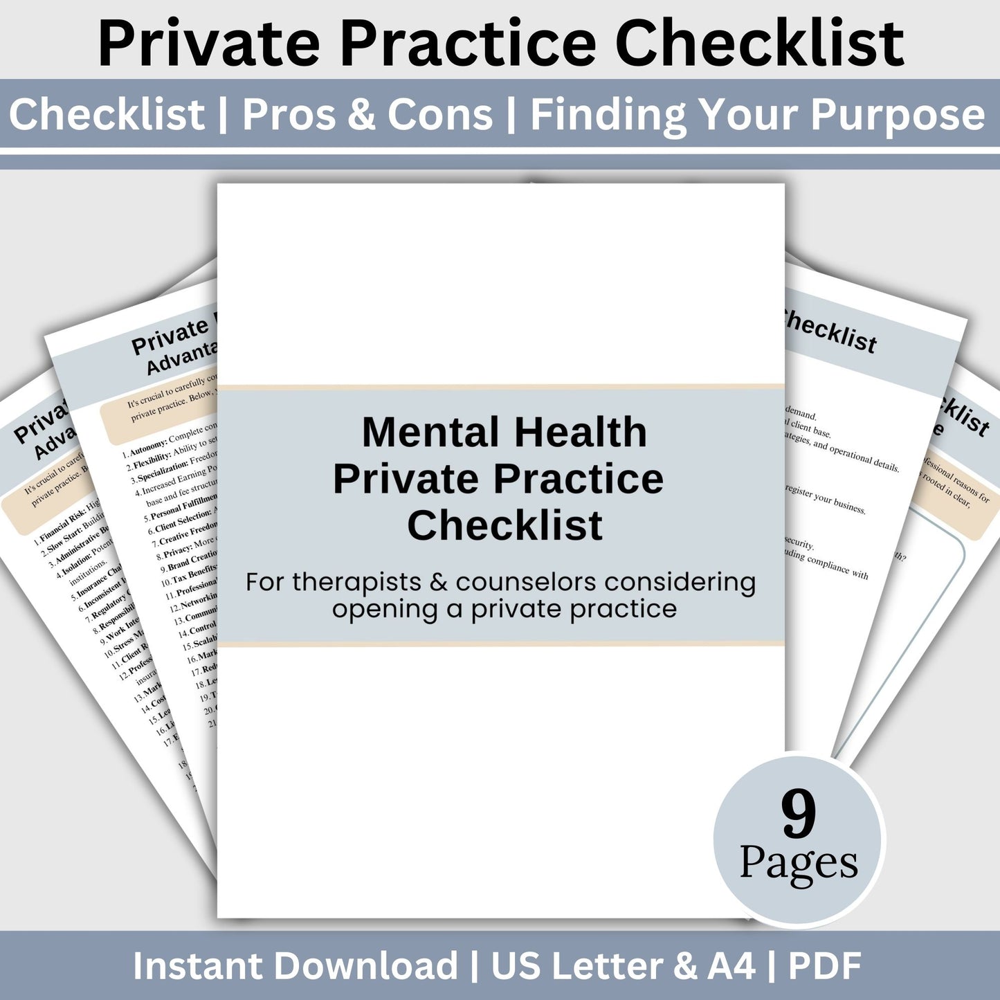 Our private practice checklist is perfect for aspiring practitioners in psychology, counseling, and therapy fields looking for a structured path to success. Mental Health Practice Guide, Counselor Business Plan, Roadmap, Mental Health Entrepreneur