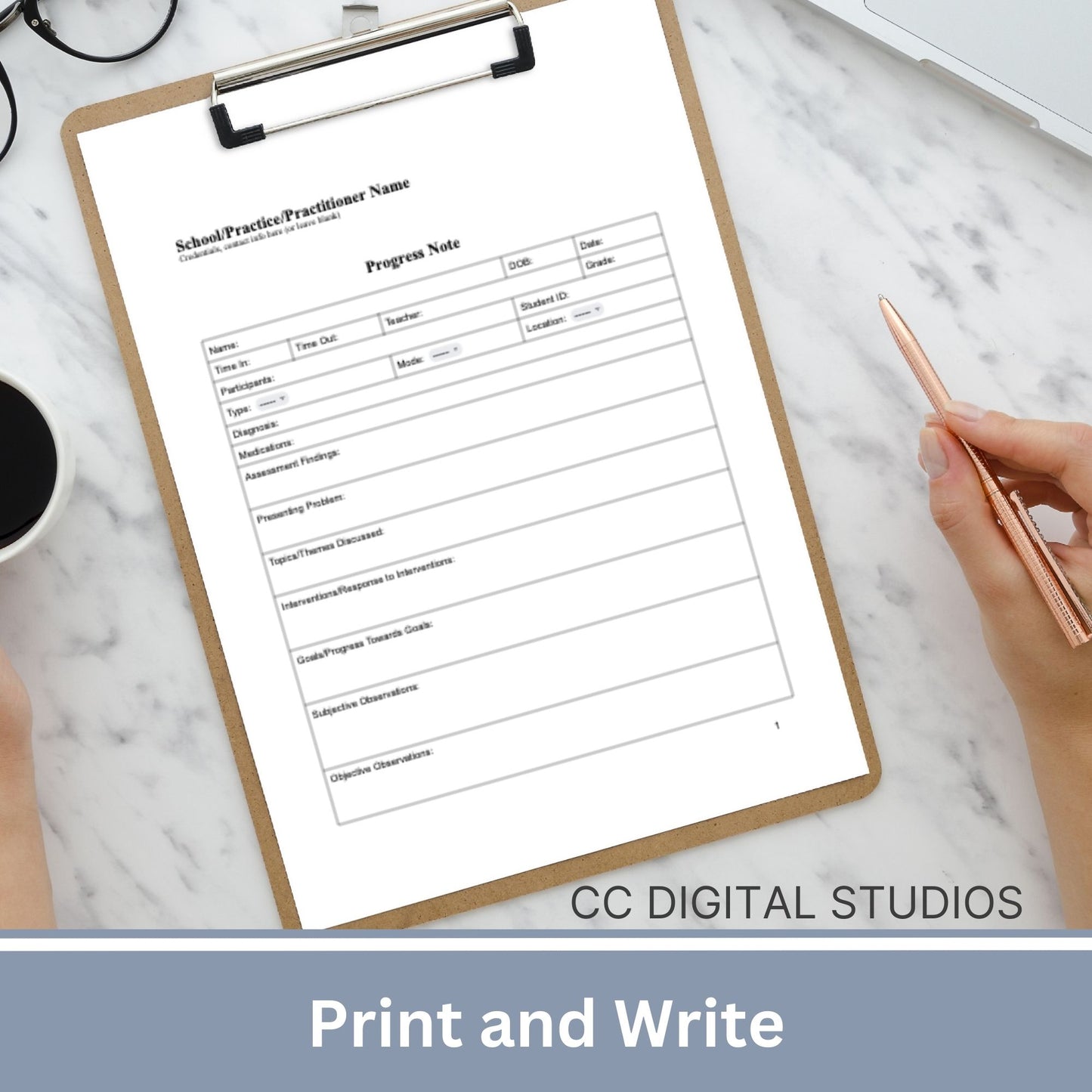 Progress Note for School Psychologists, School Counselor Template, Counseling Resources, School Social Worker Progress Note Template. Therapy goals, therapy intervention, therapy notes, therapist template