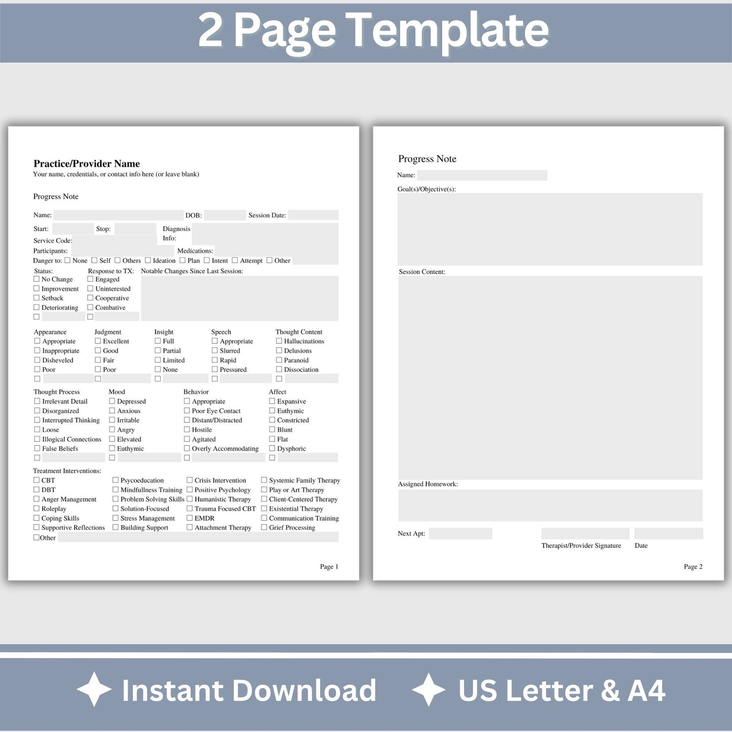 Progress Note, specifically designed for Telemental Health. Progress note therapist tool for documentation. Therapist office paperwork made easy with this fillable template. Therapist Planner, psychology, therapy notes, telehealth