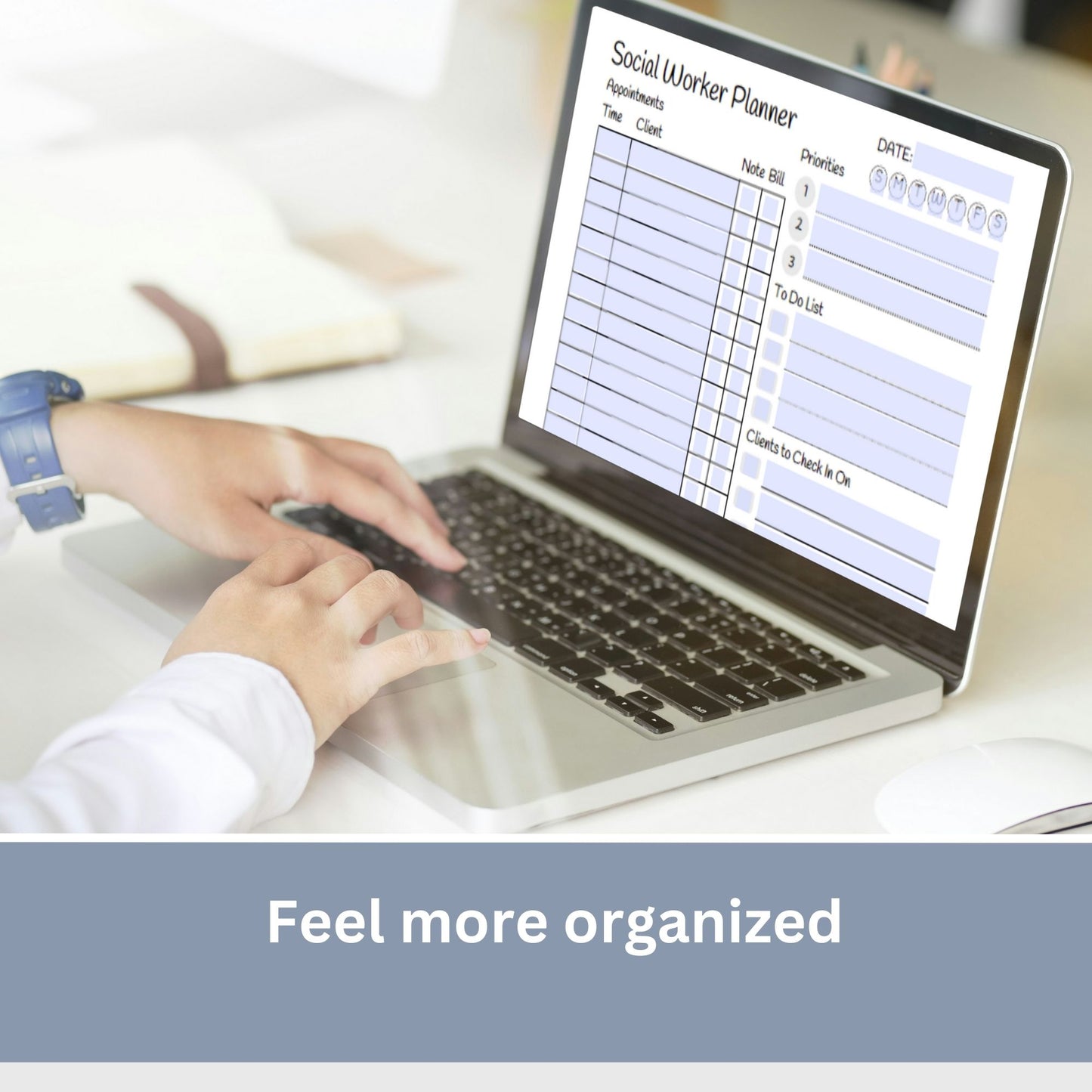 Social Worker Daily Appointment Planner