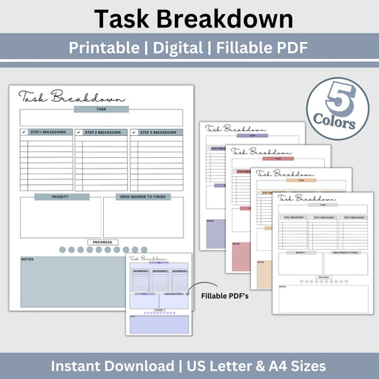 Task Breakdown Worksheet