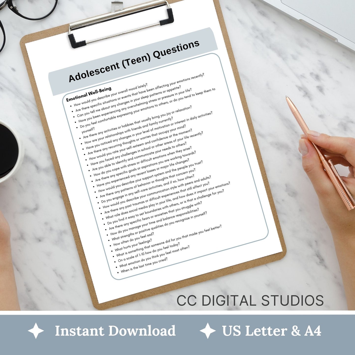 300 therapy session questions. Perfect for child therapy when treating teens, these reference sheets serve as therapy cheat sheets and engaging adolescent conversation starters.