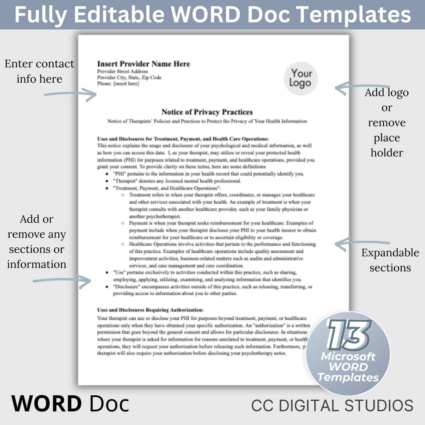 Counseling Forms & Policy Consents Bundle, Therapy Notes for Private Practice, Therapist Office Policies and Consents, PDF and WORD Docs. 18 essential forms, progress notes, treatment plans, biopsychosocial assessments, and client intake forms.