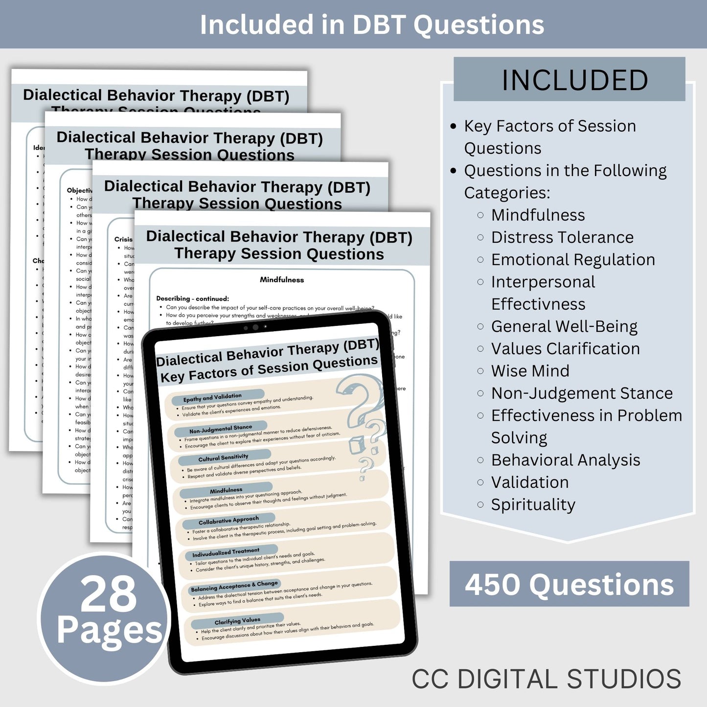 Therapy Questions Bundle: 6,155 Cheat Sheets for Enhanced Therapy Sessions
