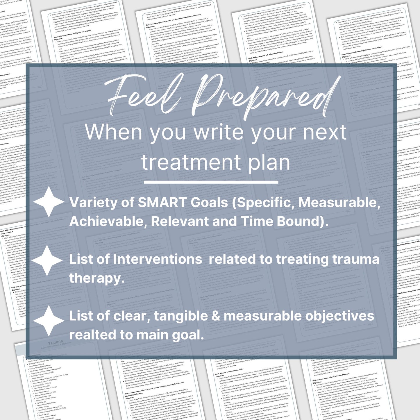 Trauma therapy treatment plan therapy tool for trauma. This resource is designed to help therapists create effective treatment plans with goals for therapy, objectives and interventions. Psychology, social work, therapist office, therapy notes