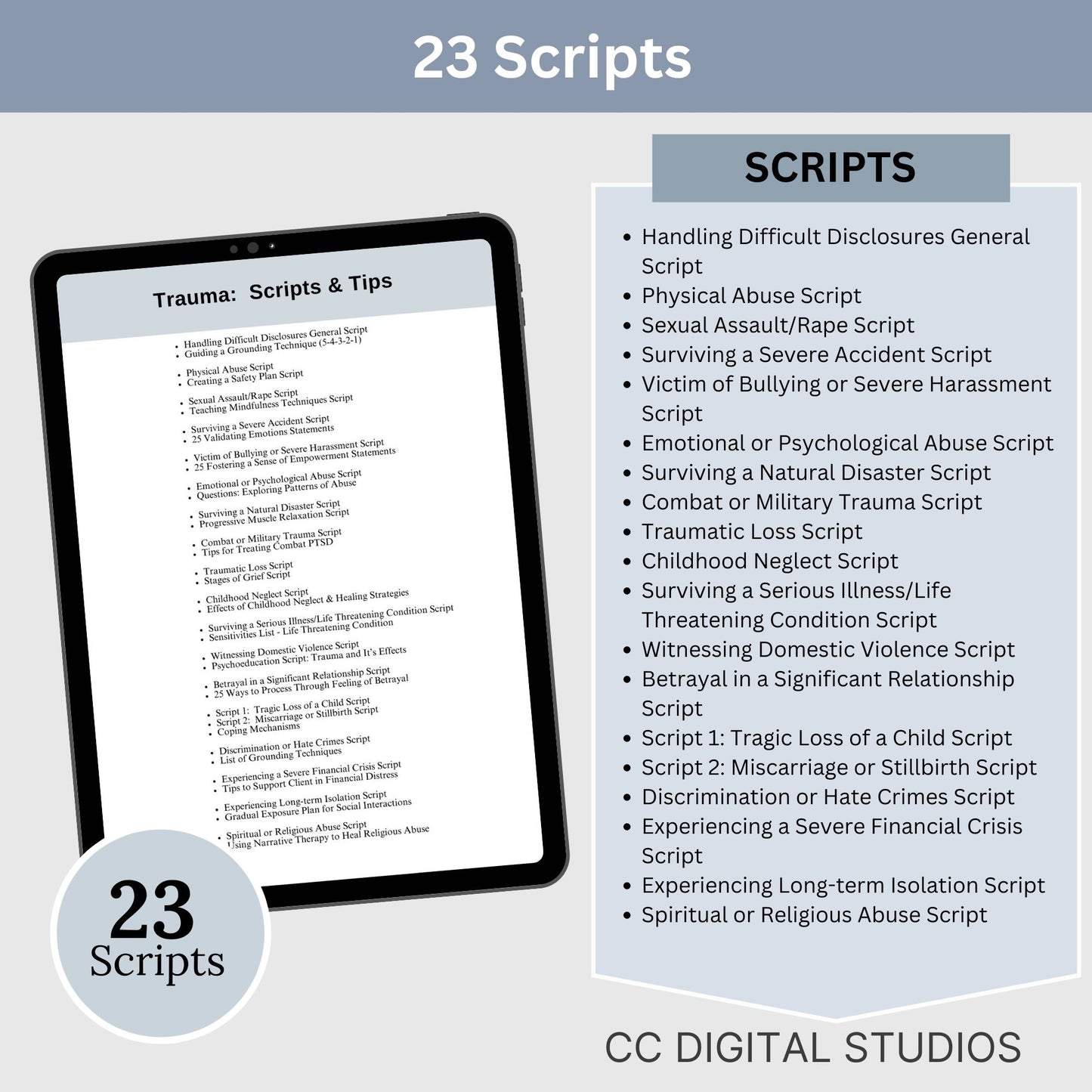 Trauma therapy scripts and tips. Unlock the full potential of your therapeutic practice with our comprehensive 53 page Mental Health Therapy Scripts, covering 23 trauma focused therapy sessions.