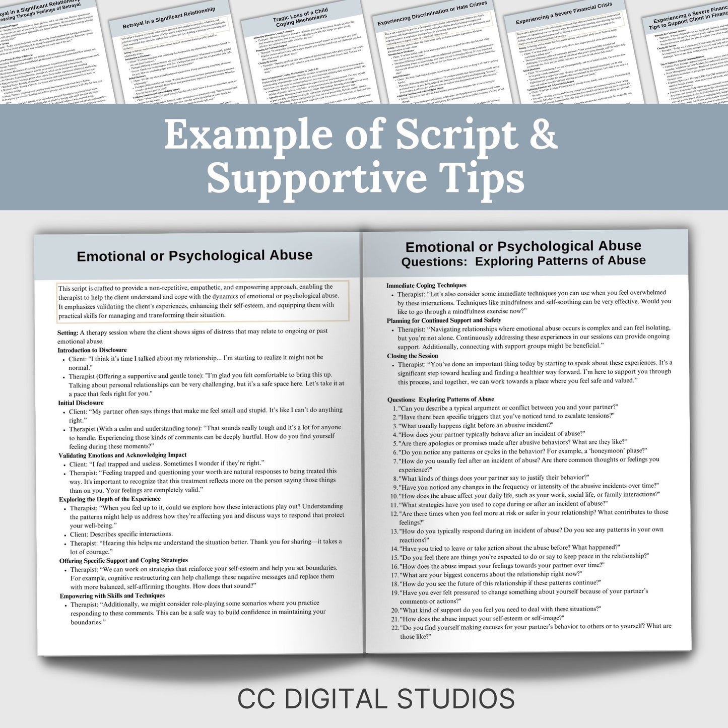 Trauma therapy scripts and tips. Unlock the full potential of your therapeutic practice with our comprehensive 53 page Mental Health Therapy Scripts, covering 23 trauma focused therapy sessions.