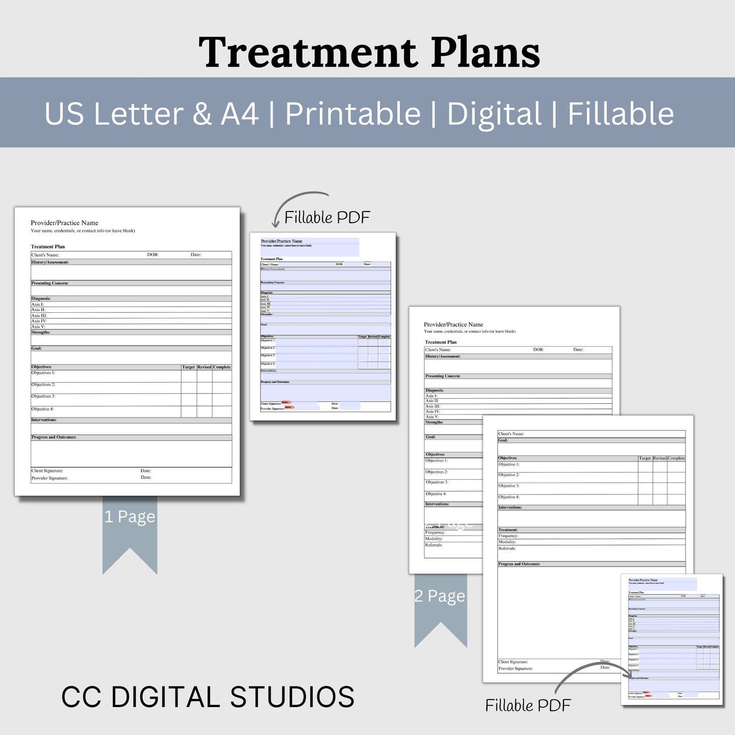 Treatment Planning Bundle: Comprehensive Tools for Therapists
